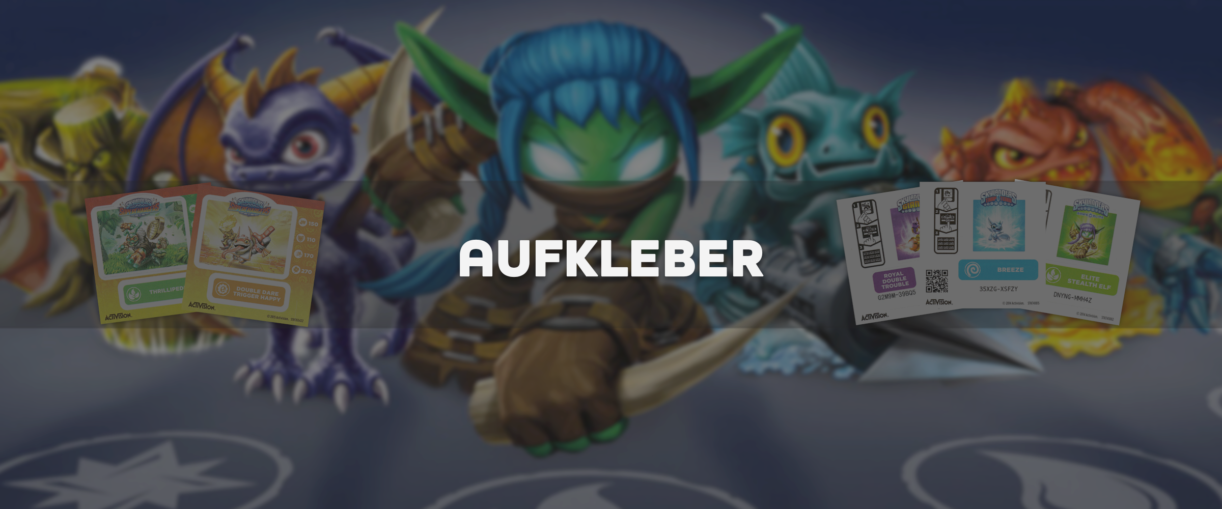 Skylanders Aufkleber