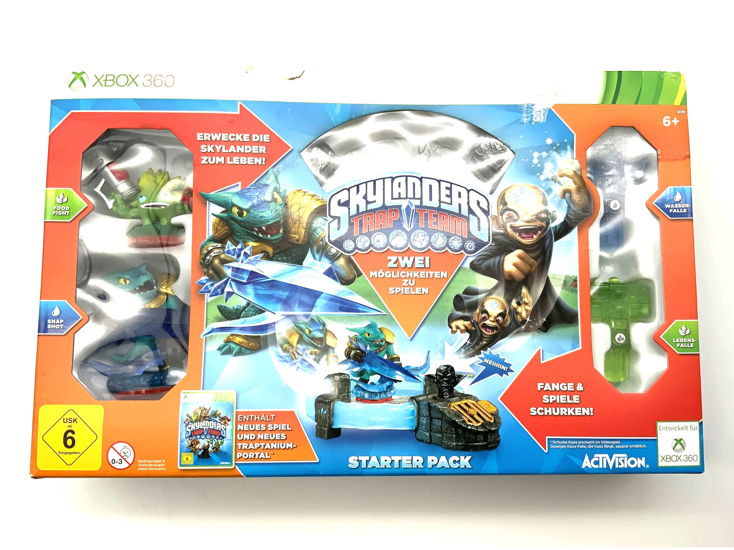 Pack de démarrage Skylanders Trap Team dans son emballage d'origine pour Xbox 360
