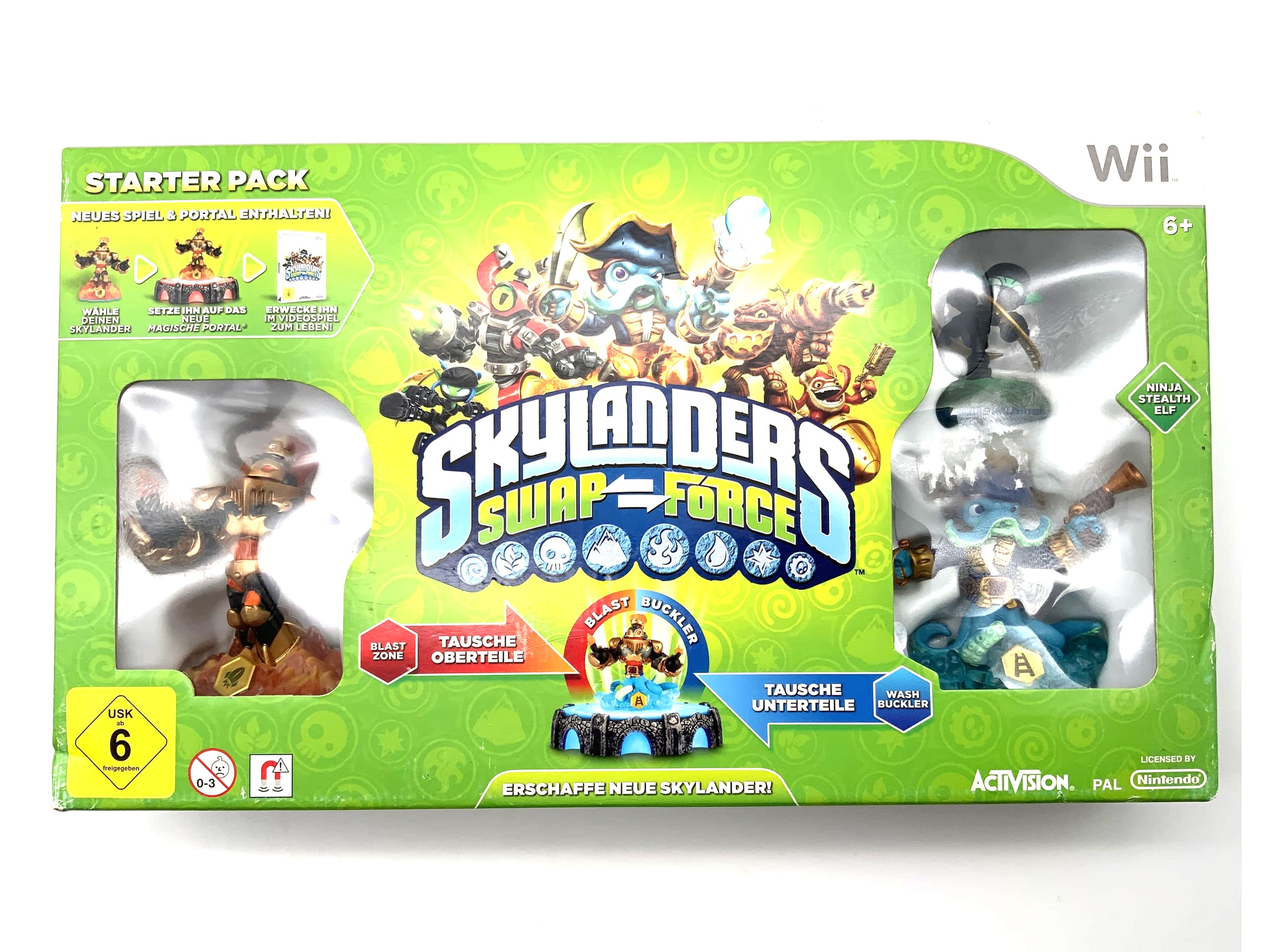 Pack de démarrage Skylanders Swap Force dans son emballage d'origine pour Nintendo Wii