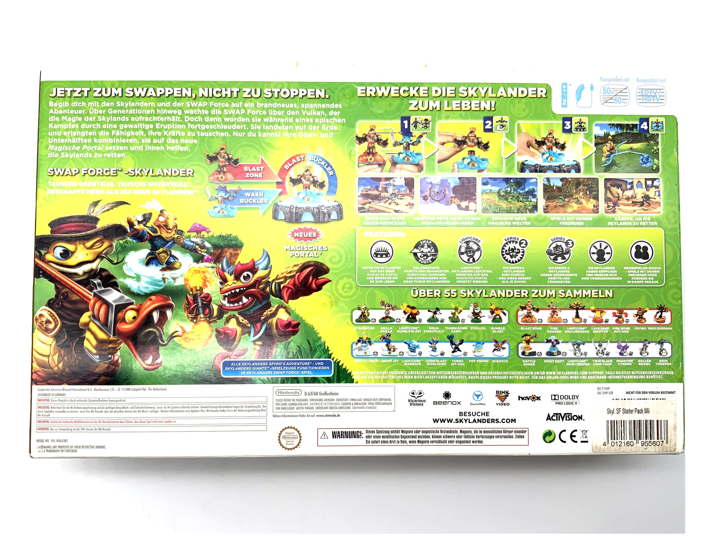 Pack de démarrage Skylanders Swap Force dans son emballage d'origine pour Nintendo Wii