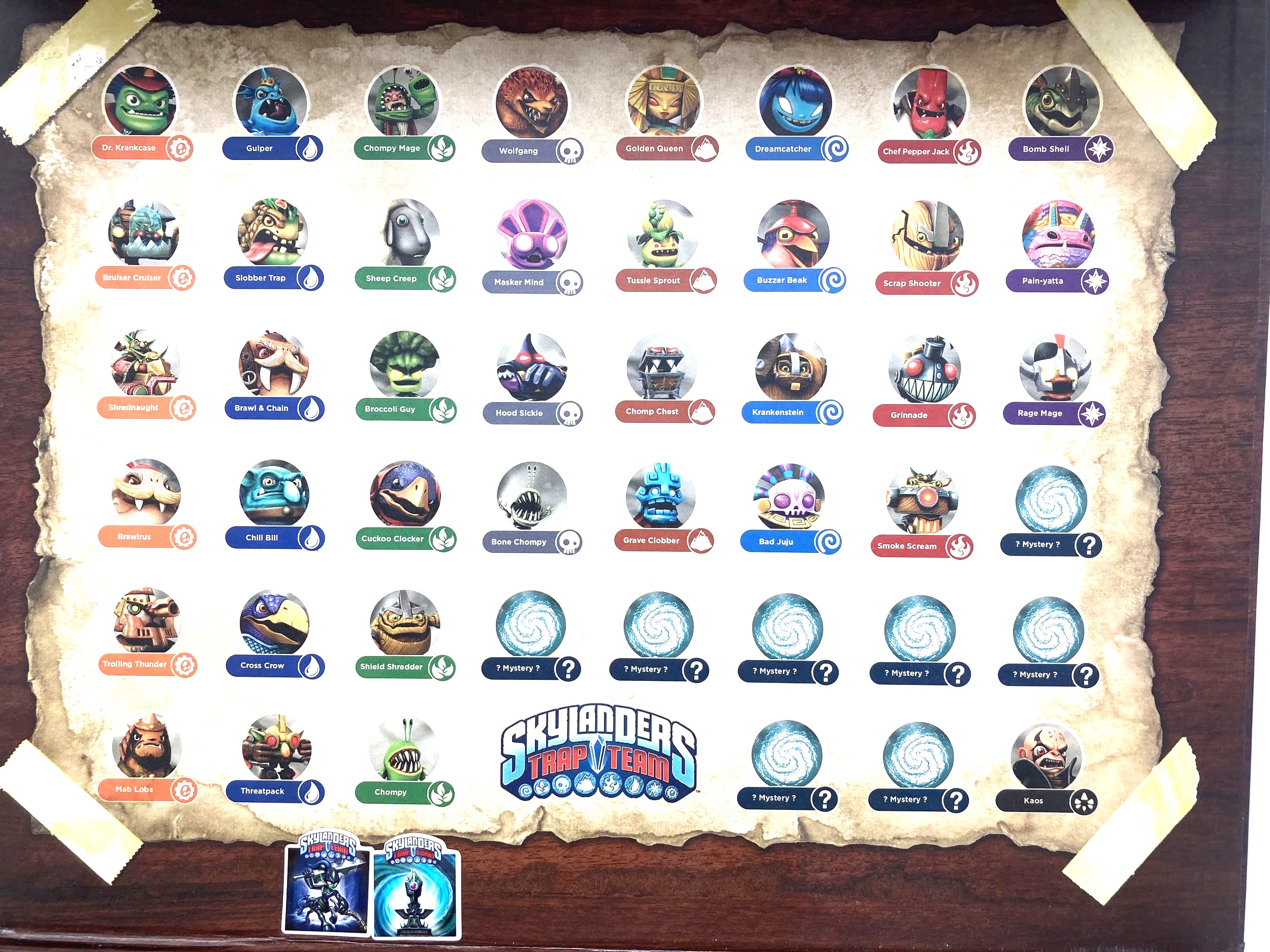 Coffre de rangement pour pièges à cristaux de collection Skylanders Trap Team