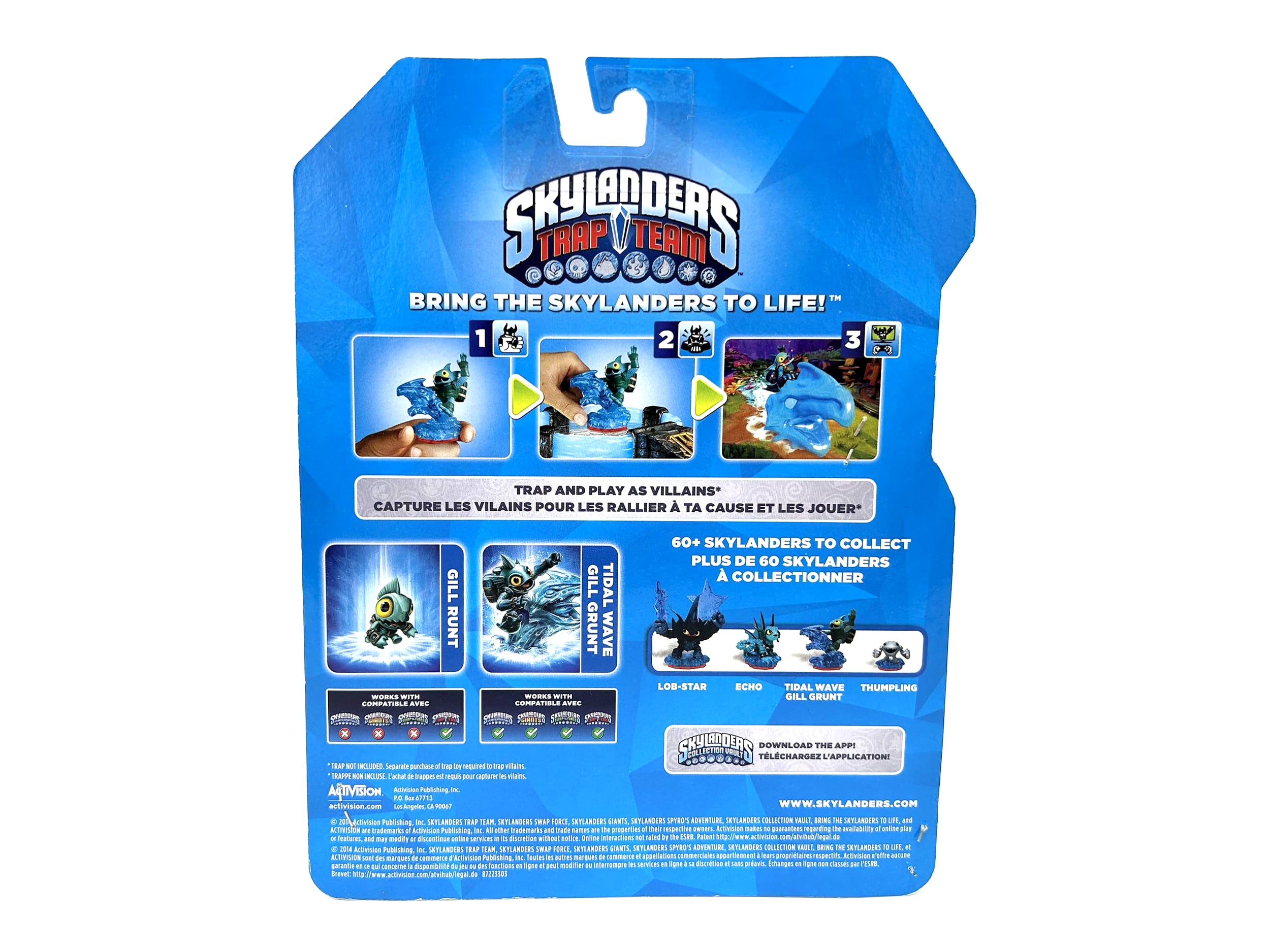 Skylanders Trap Team Tidal Wave Gill Grunt & Gill Runt Duo Pack Édition Walmart