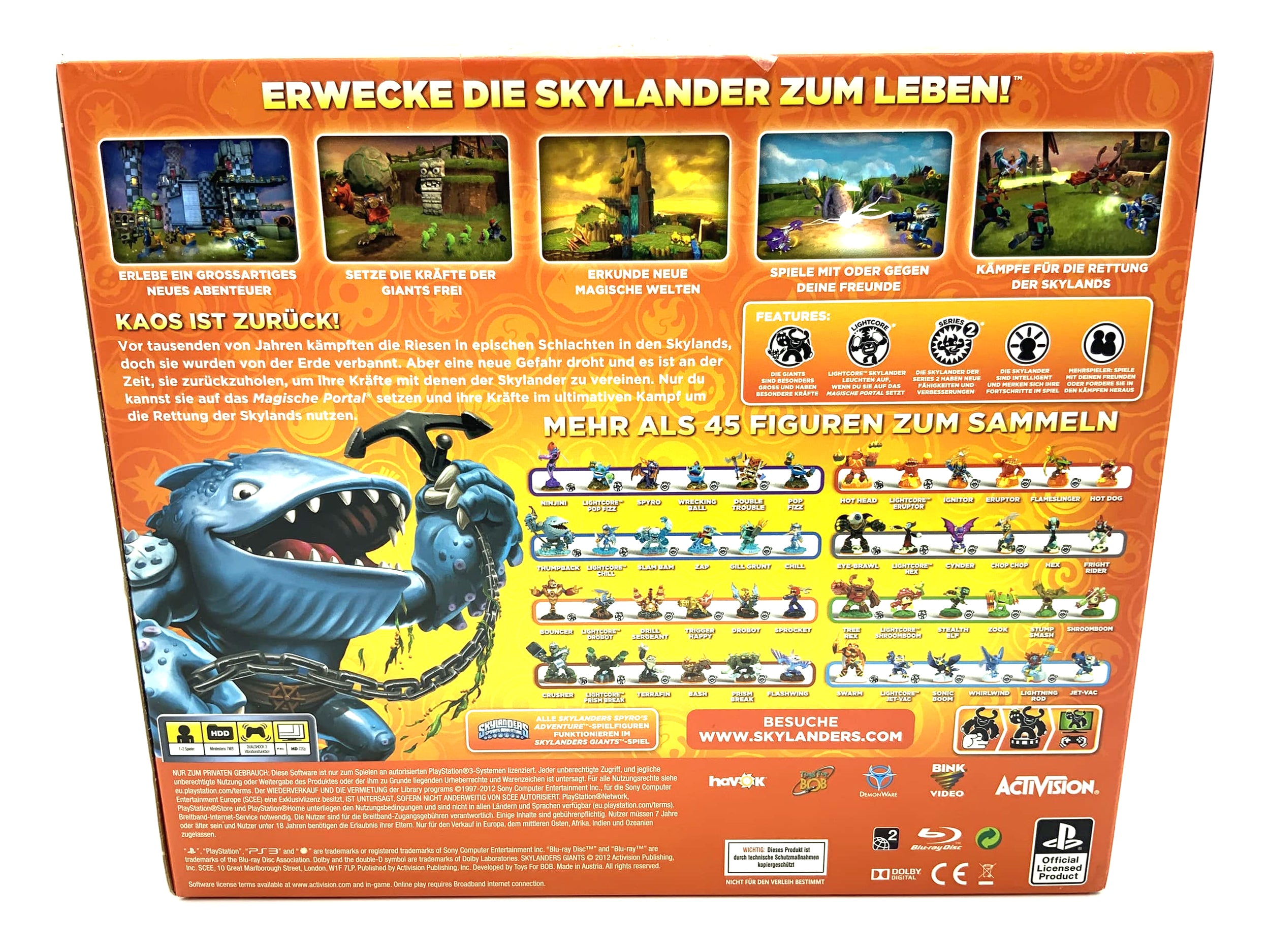 Pack de démarrage Skylanders Giants pour PlayStation 3