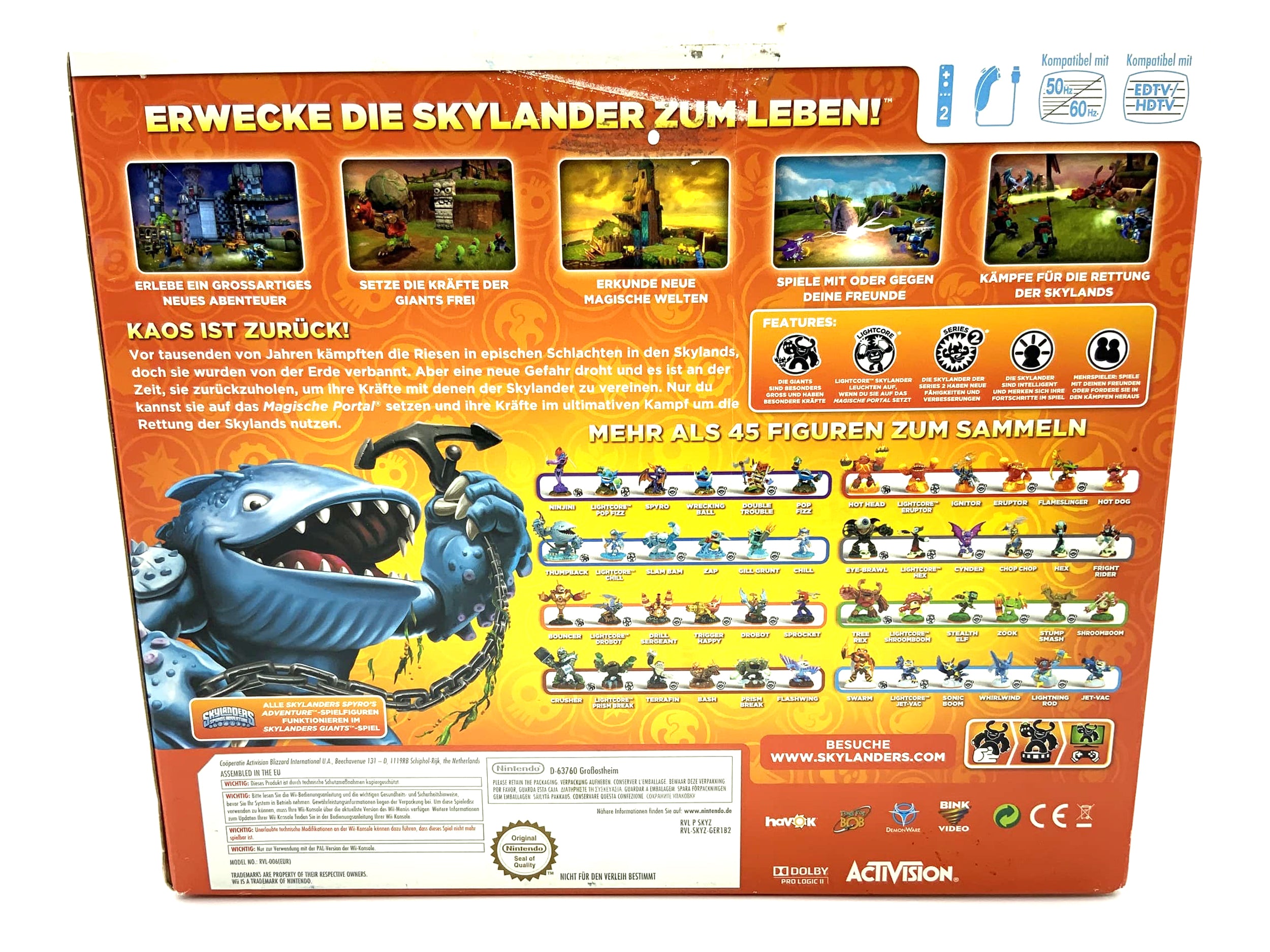 Pack de démarrage Skylanders Giants Booster Pack pour Nintendo Wii