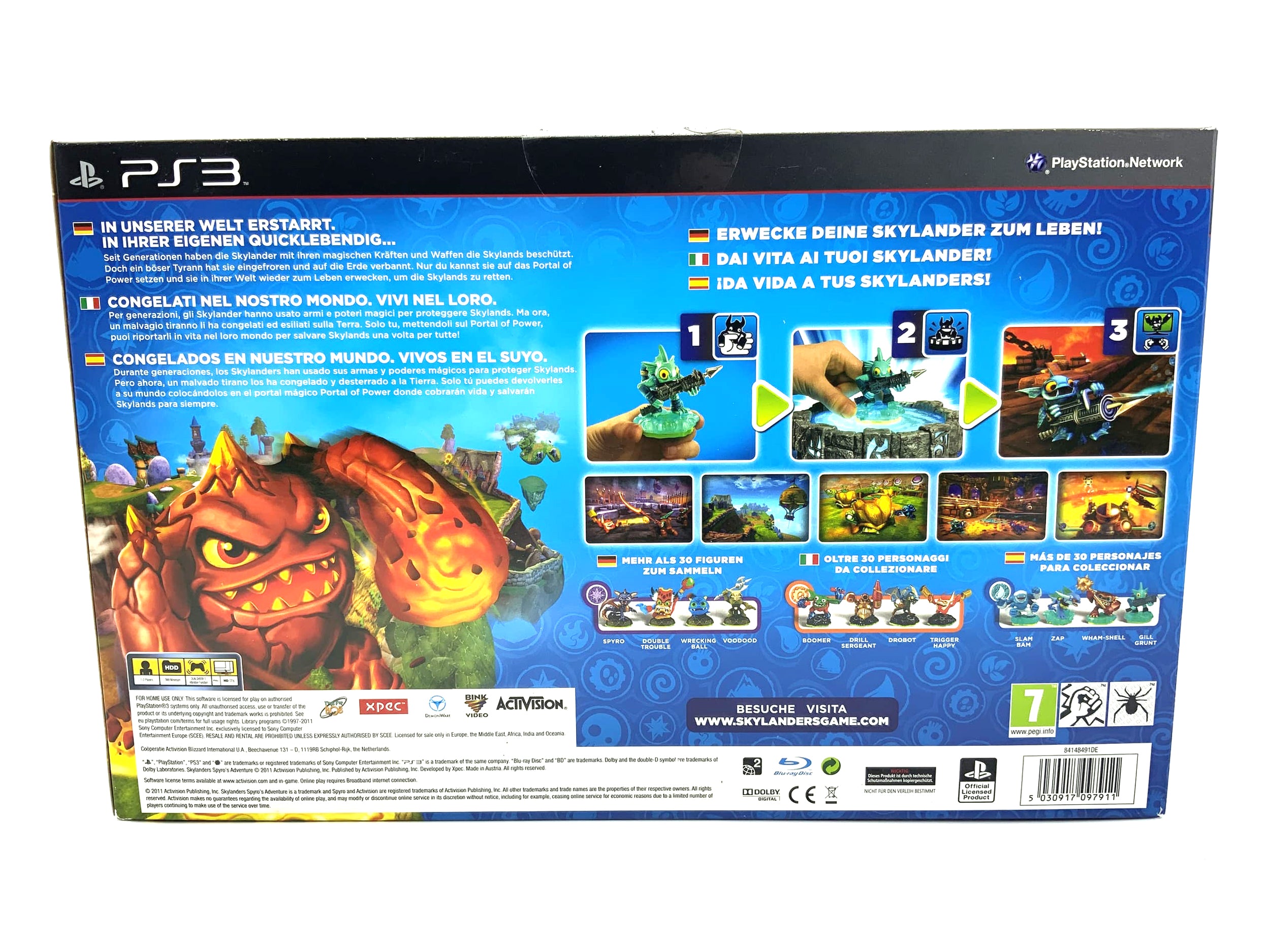 Coffret de démarrage Skylanders Spyros Adventure pour PlayStation 3