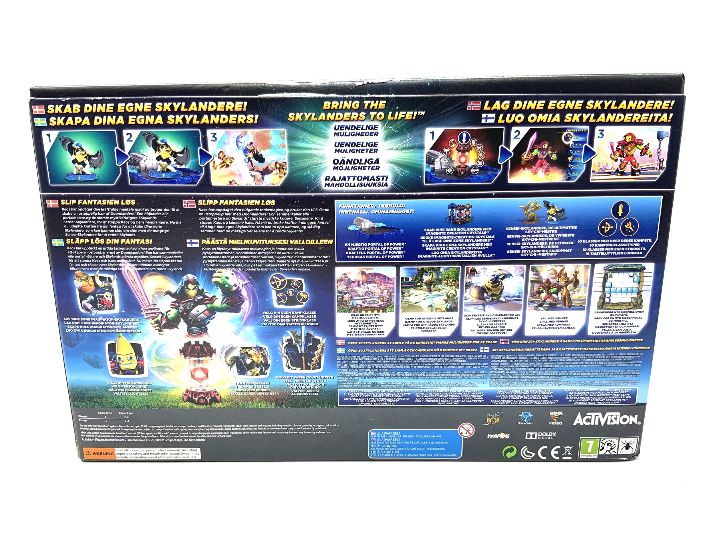 Coffret de démarrage Skylanders Imaginators pour Xbox One pack de démarrage suédois/finlandais !