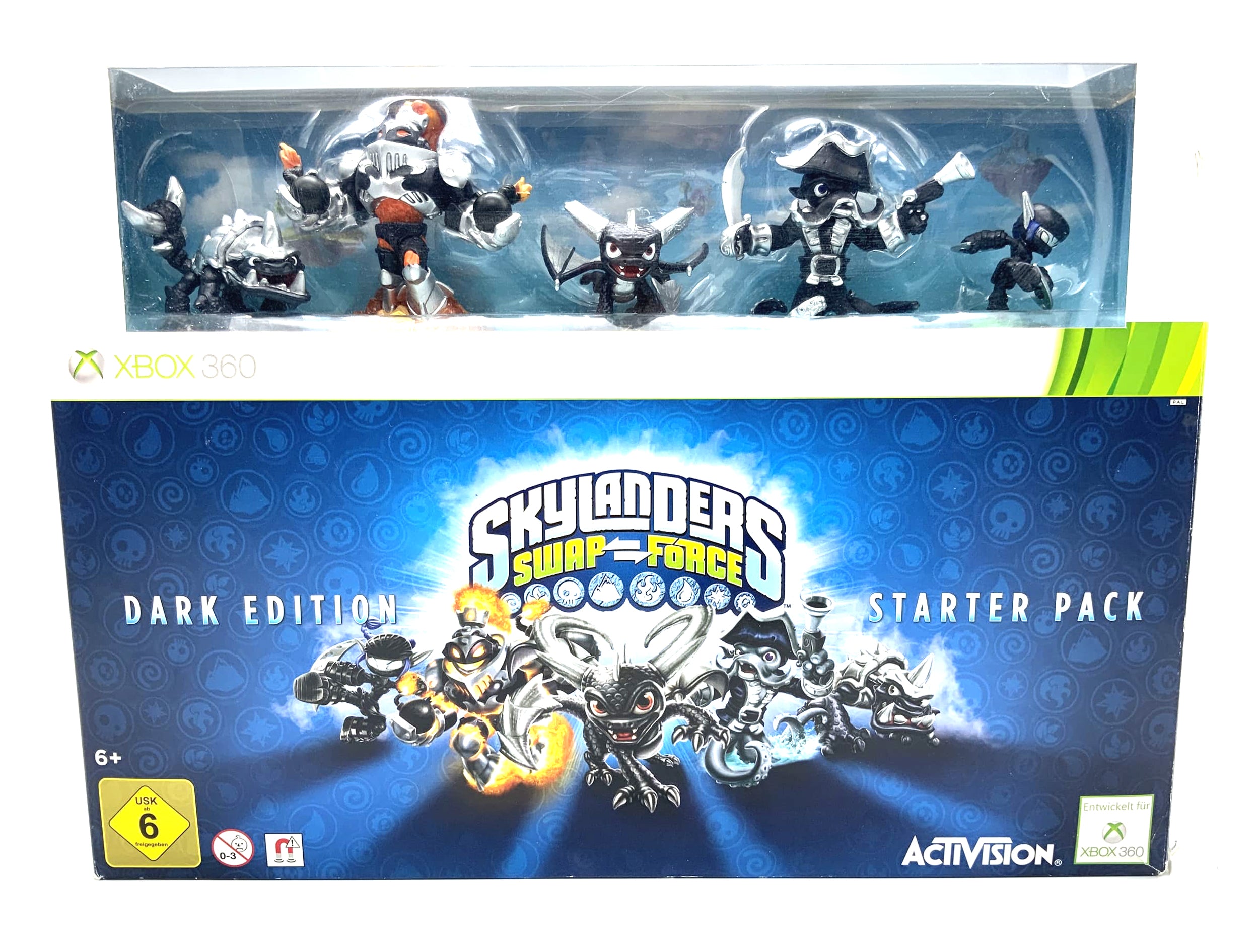 Coffret de démarrage Skylanders Swap Force Dark Edition pour Xbox 360