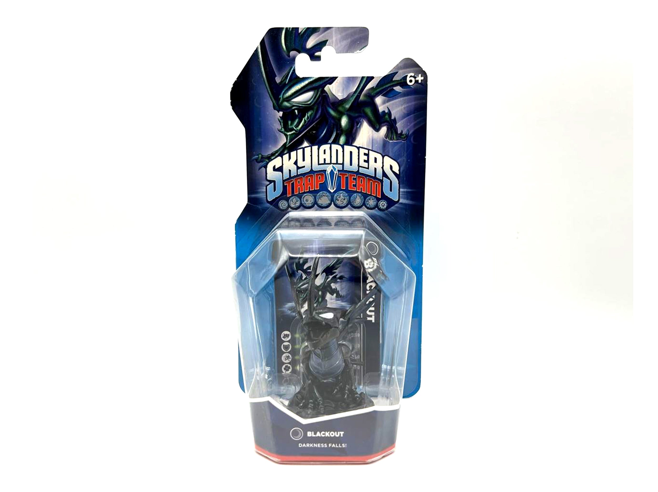 Figurine Skylanders Trap Team Blackout dans son emballage d'origine OVP