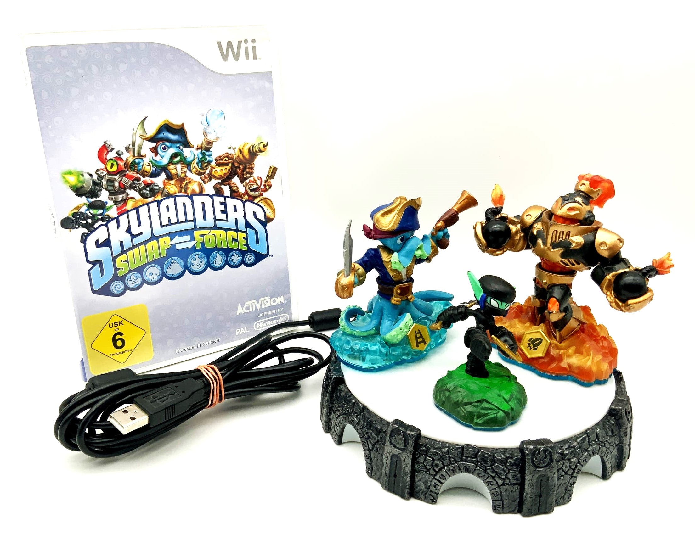 Skylanders Swap Force Starter Pack pour Nintendo Wii - Coffret de démarrage sans emballage