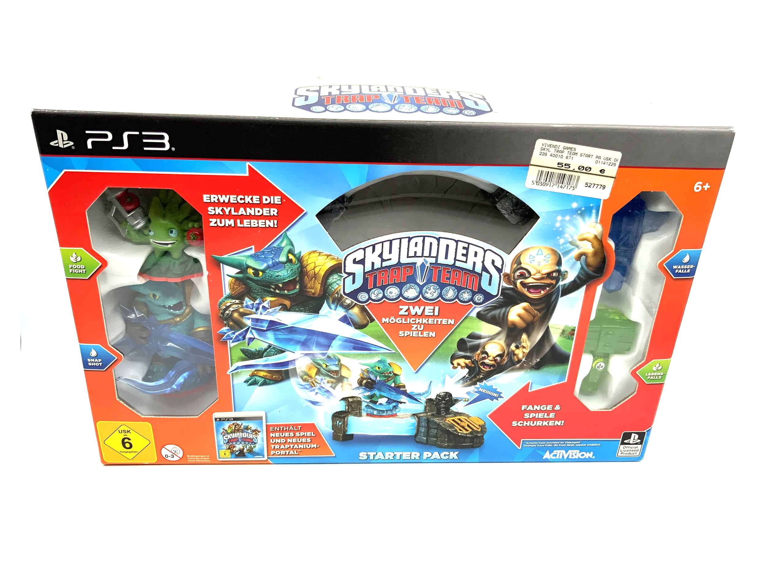 Pack de démarrage Skylanders Trap Team dans son emballage d'origine pour Sony Playstation 3 PS3