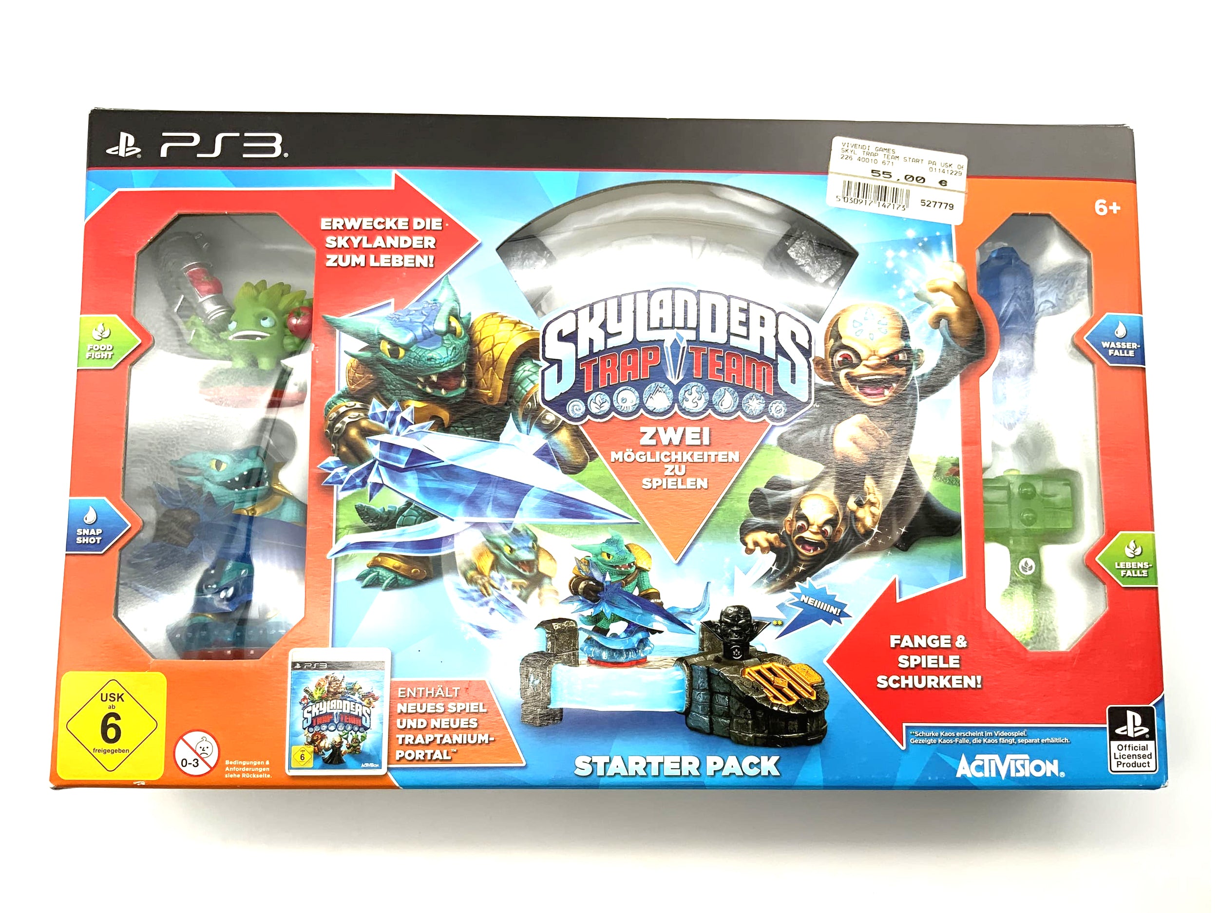 Pack de démarrage Skylanders Trap Team dans son emballage d'origine pour Sony Playstation 3 PS3