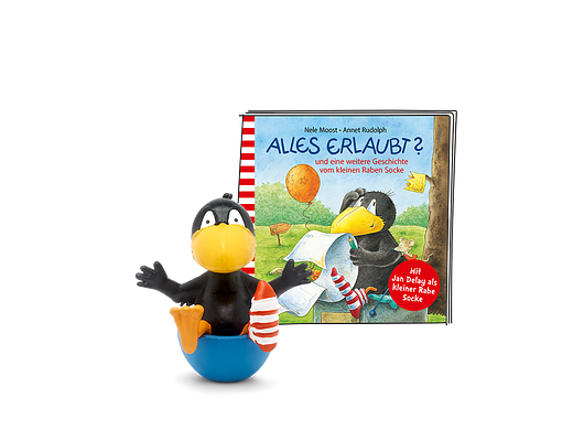 Figurines Tonie : Le Petit Corbeau Socke : Tout est permis ? Figurine audio pour Toniebox
