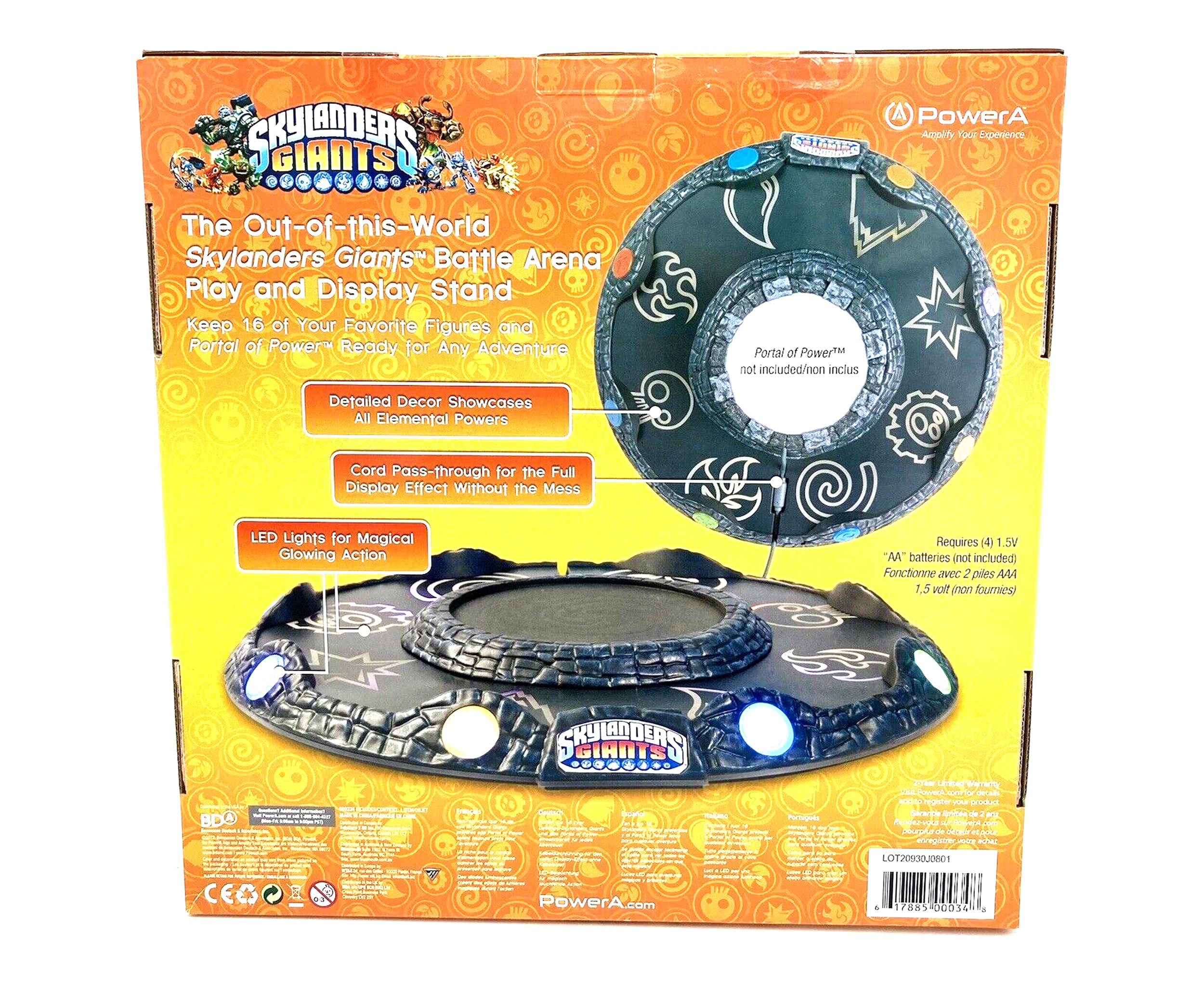 Skylanders Giants Battle Arena | Portail pour 16 figurines | Dans son emballage d'origine