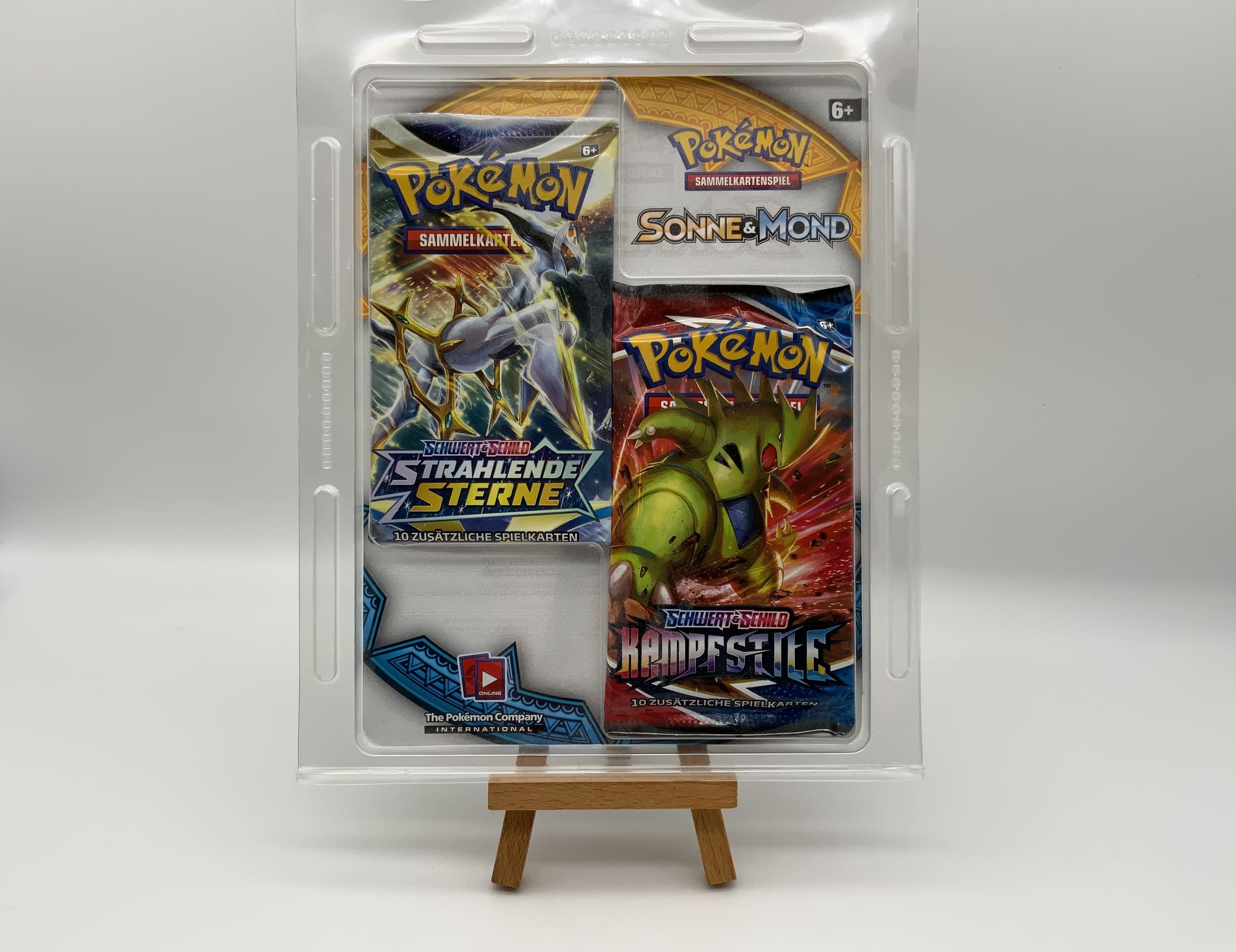 Pokémon Blister de 2 Étoiles Brillantes & Tiges de Combat (Allemand)