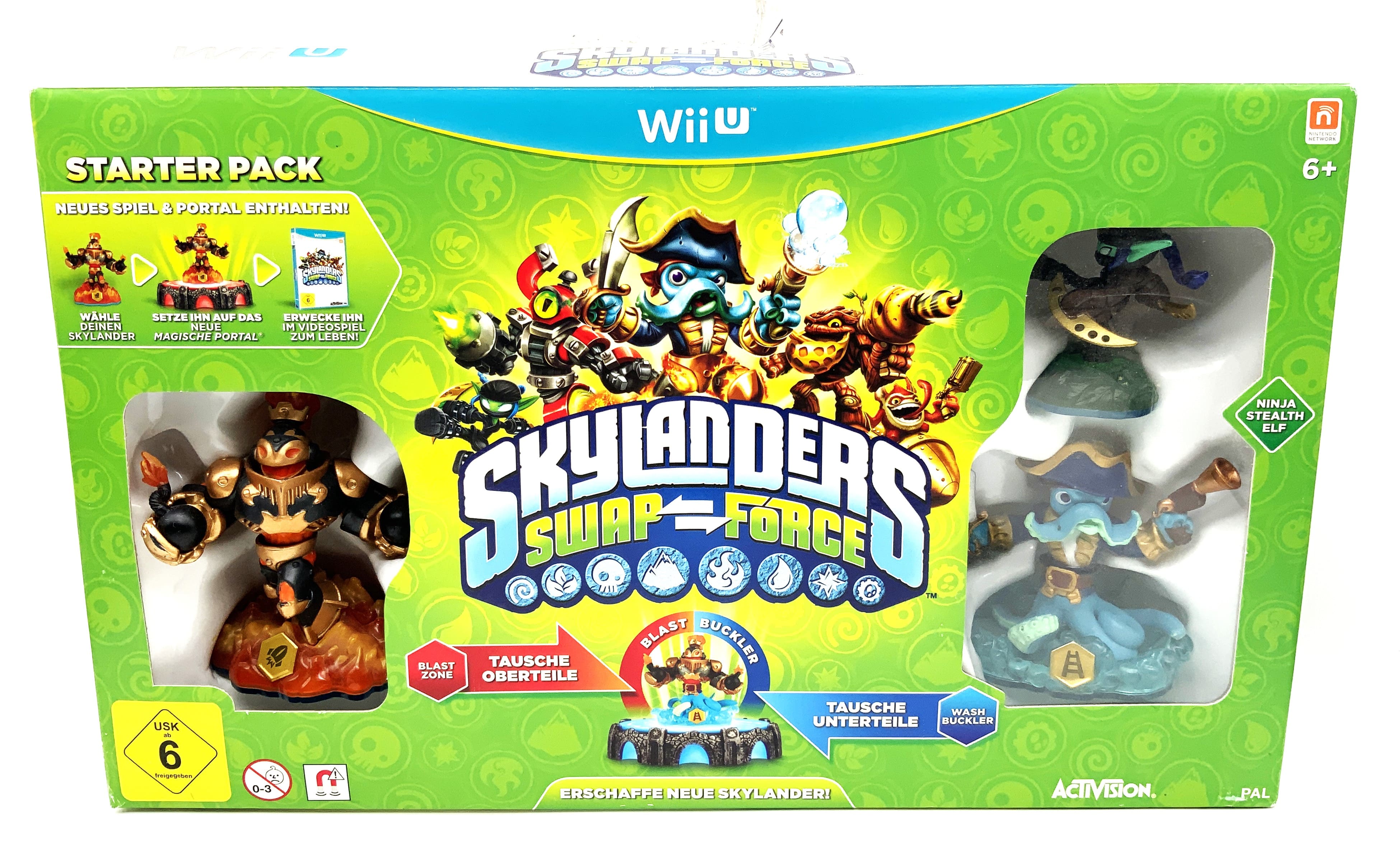 Coffret de démarrage Skylanders Swap Force pour Nintendo Wii U