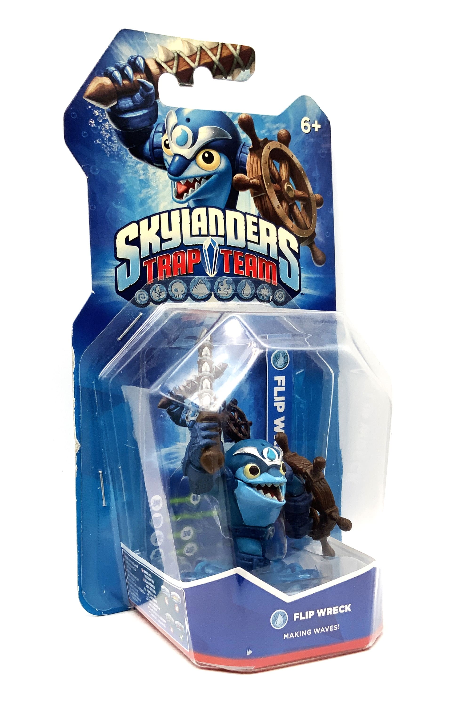 Figurine Skylanders Trap Team Flip Wreck dans son emballage d'origine OVP