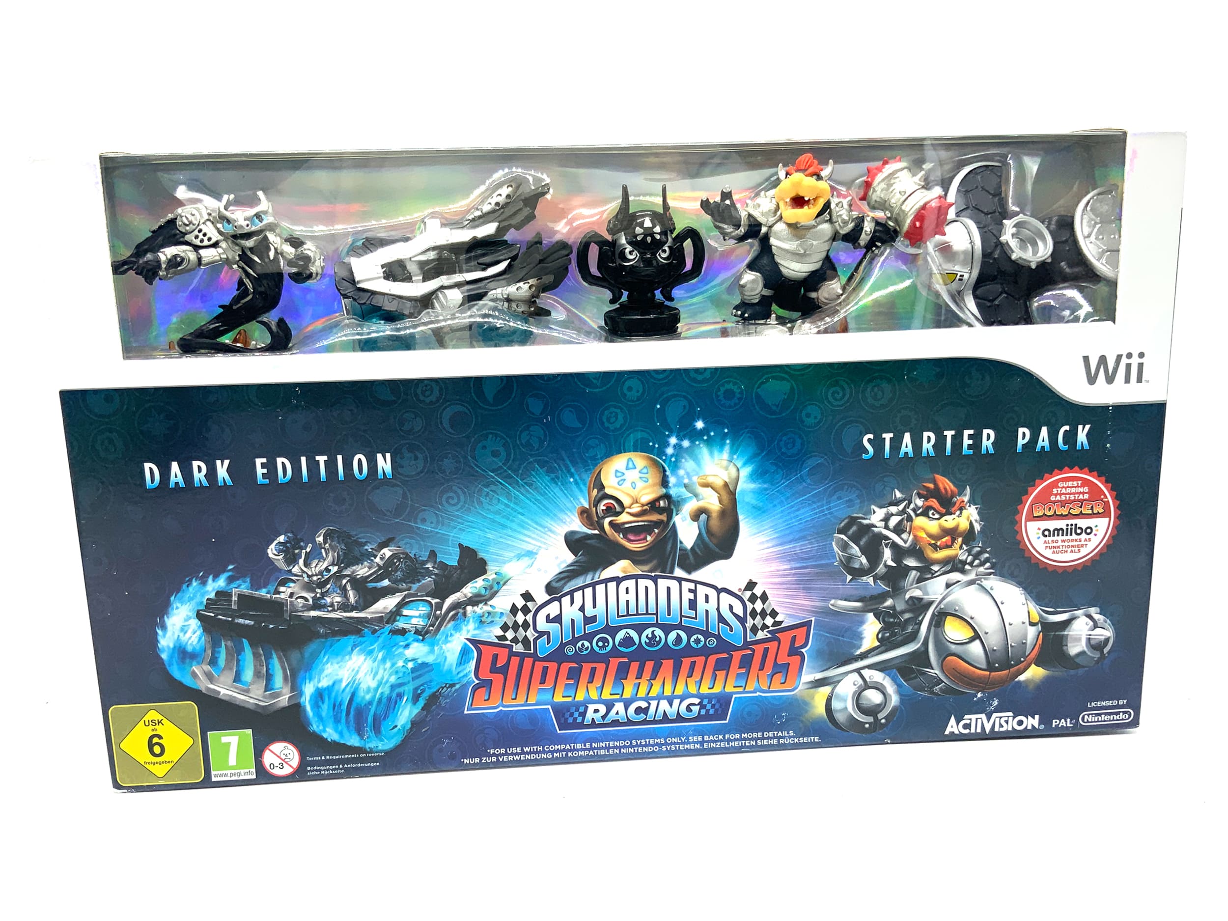 Skylanders Superchargers Dark Edition Starterset Nintendo Wii starter Pack Neu