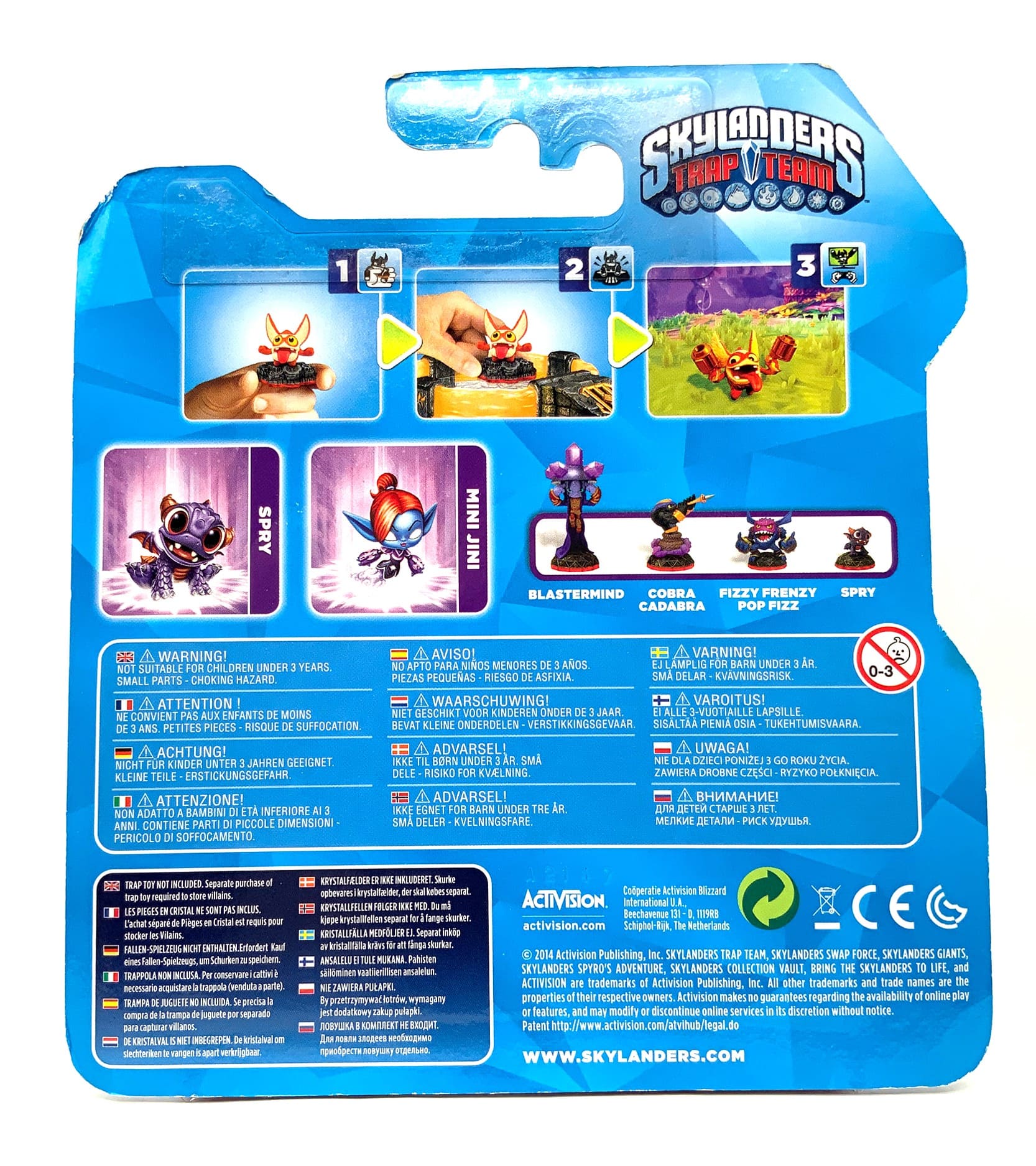 Skylanders Trap Team Spry & Mini Jini Duo Pack OVP