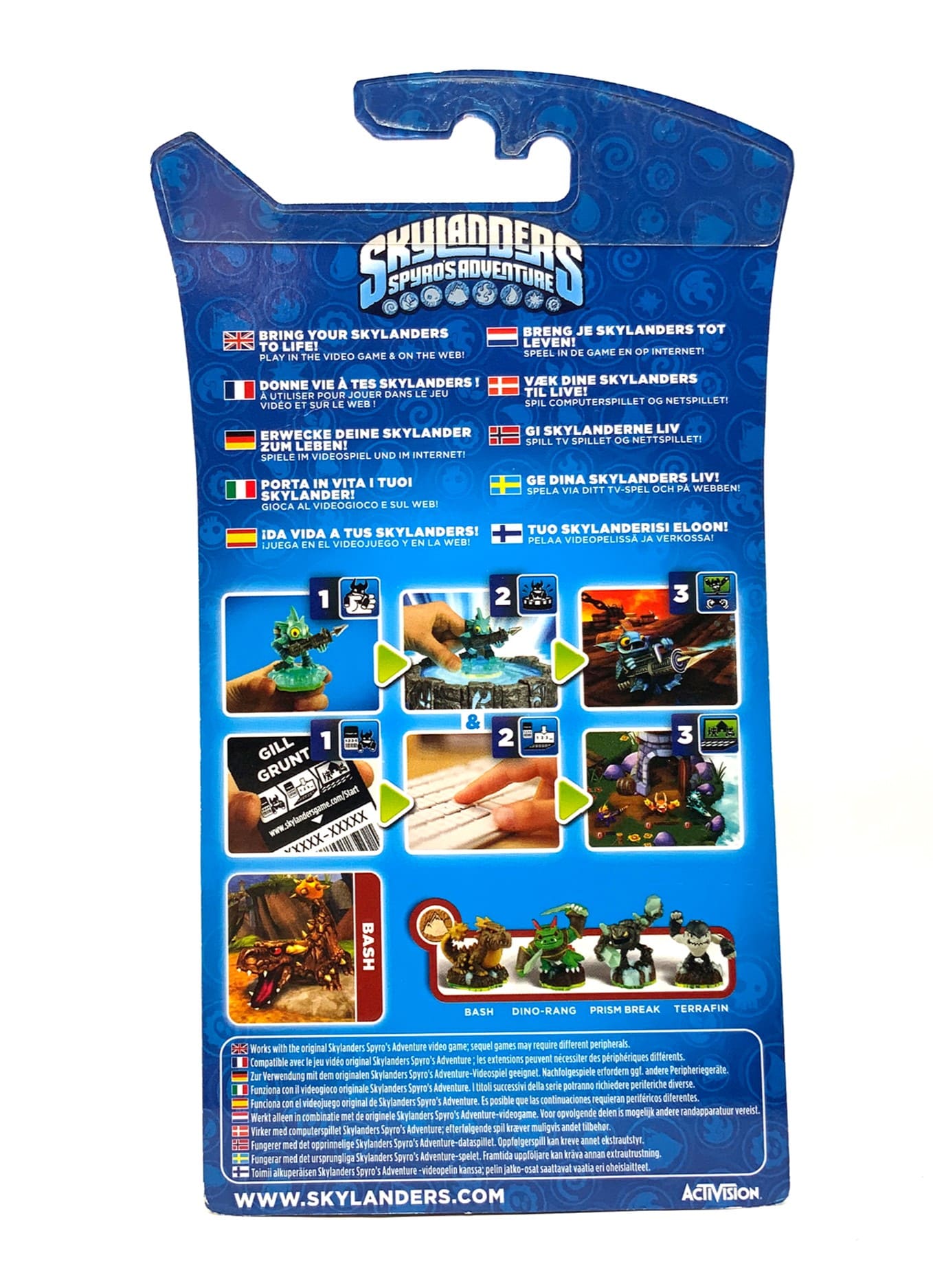 Skylanders Spyros Adventure Blue Bash in OVP