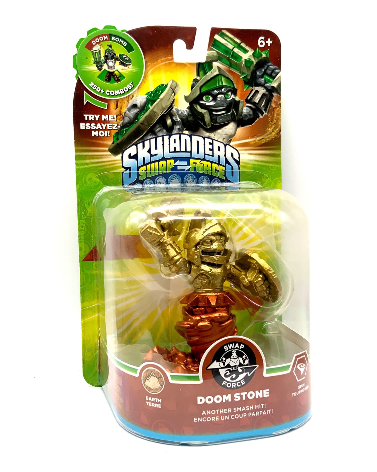 Skylanders Swap Force Doom Stone Bronze & Gold Chase Variante in OVP