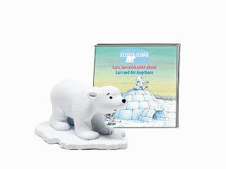 Figurines Tonie Petit Ours Polaire Lars, Ne Me Laisse Pas Seul ! / Figurine Audio Lars et le Chat Effrayant pour Toniebox