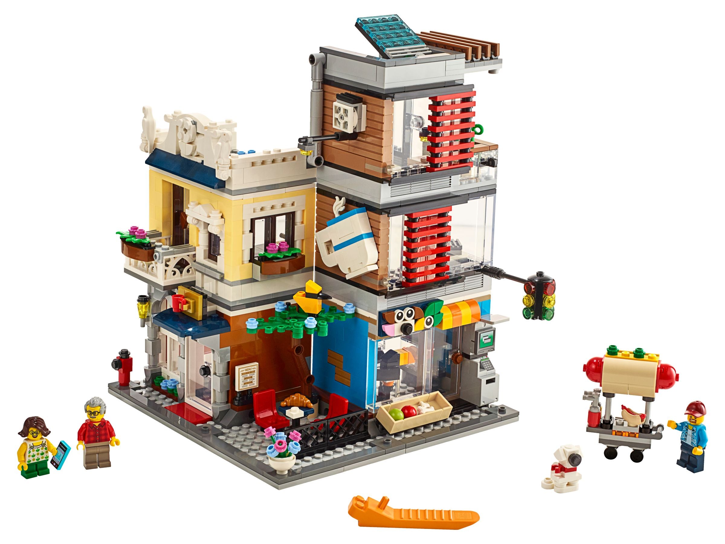 LEGO Creator 31097 Maison de ville avec animalerie et café