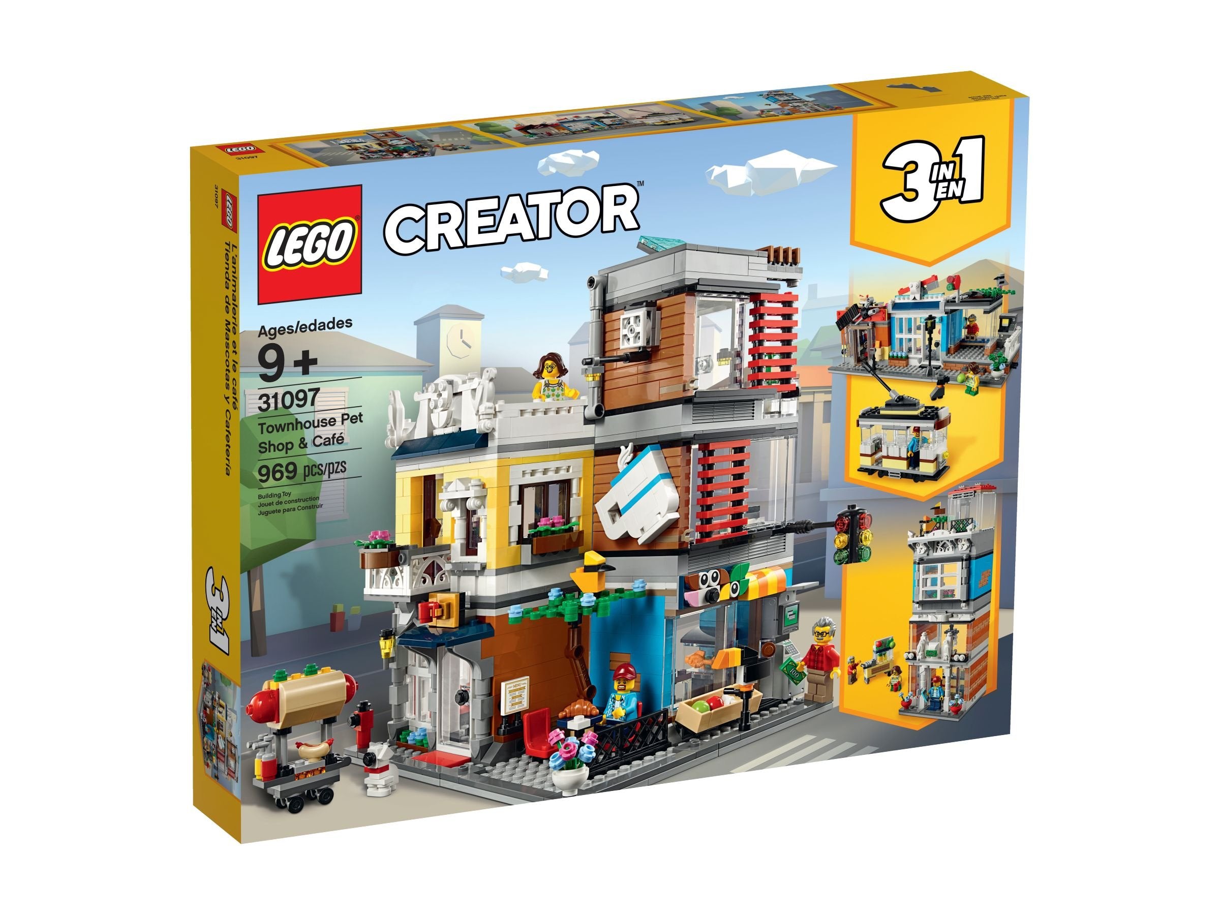 LEGO Creator 31097 Maison de ville avec animalerie et café