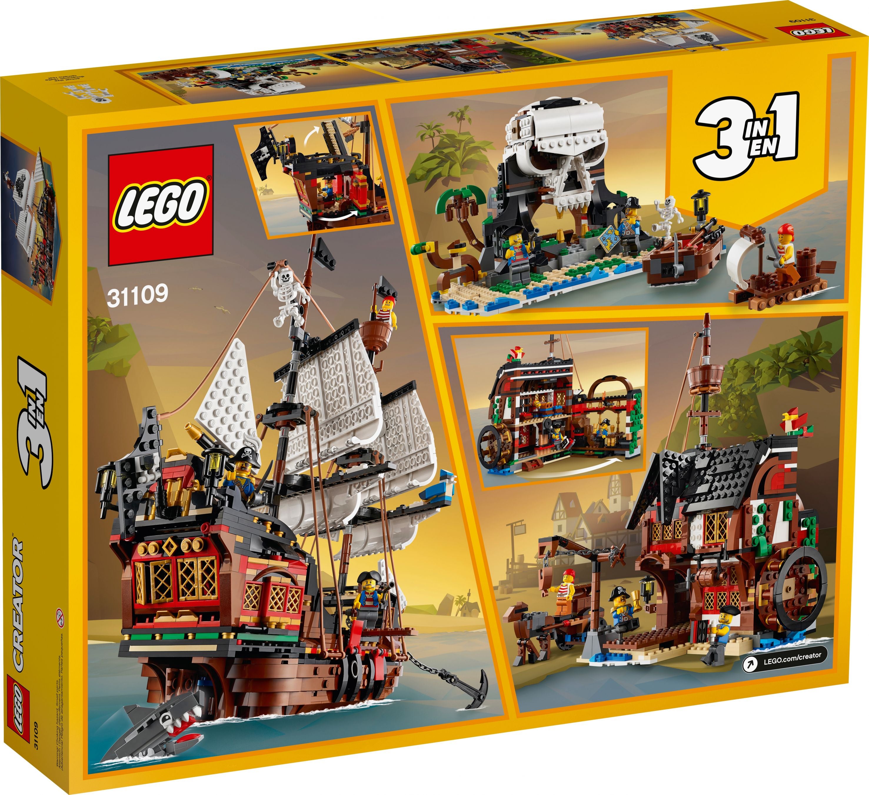 LEGO Creator 31109 Le bateau pirate