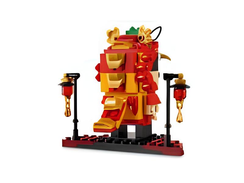 LEGO® BrickHeadz 40354 L'homme dans la danse du dragon