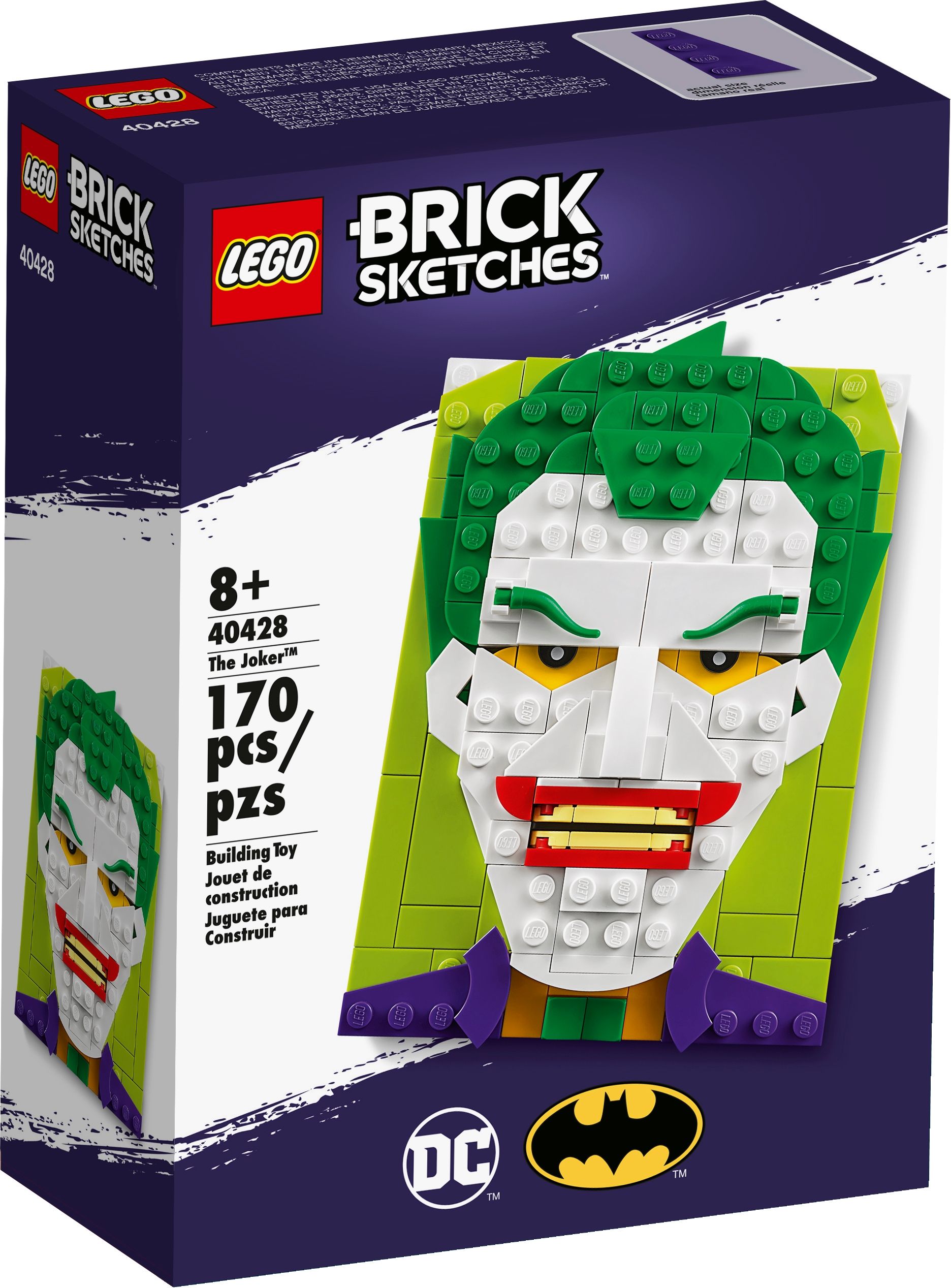 Croquis de briques LEGO 40428 Joker™