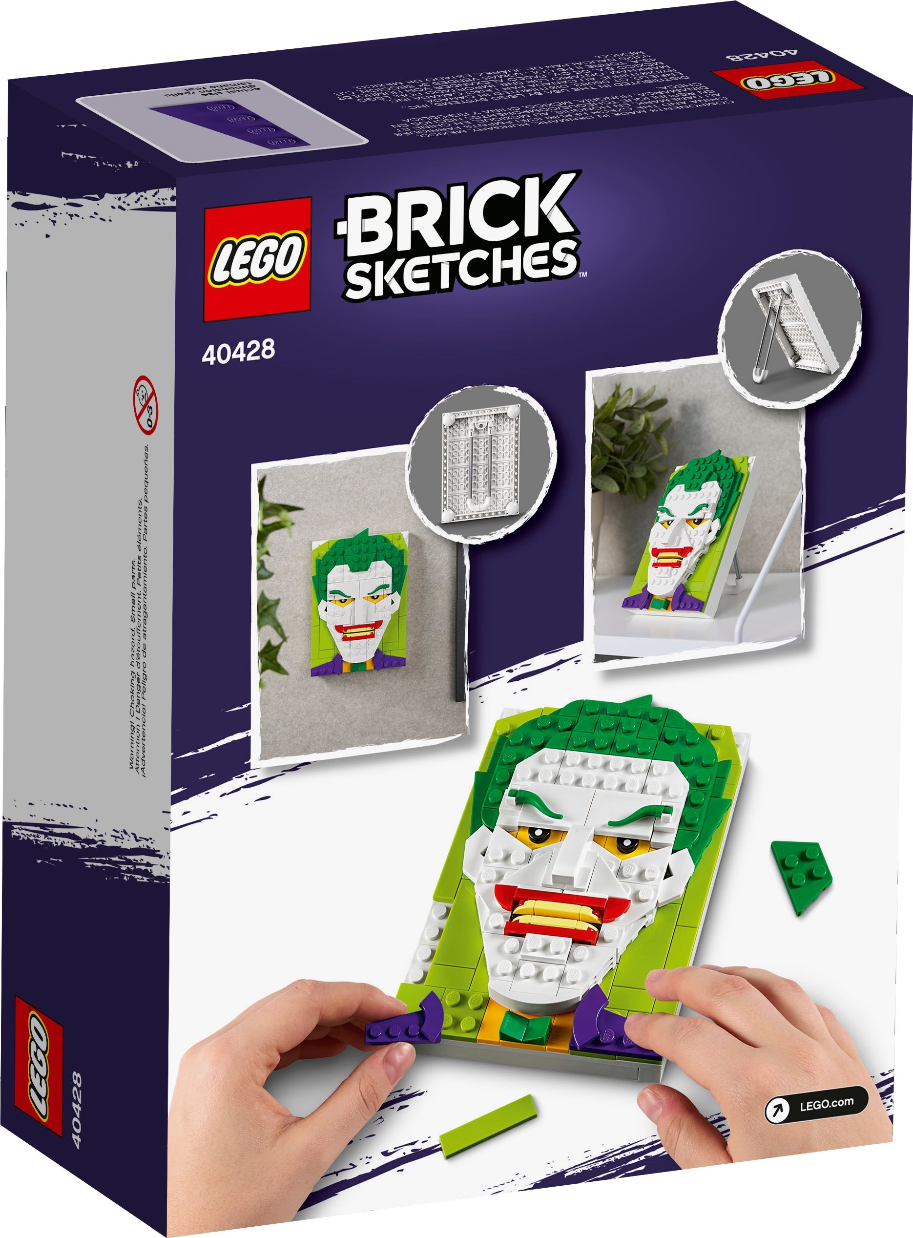 Croquis de briques LEGO 40428 Joker™