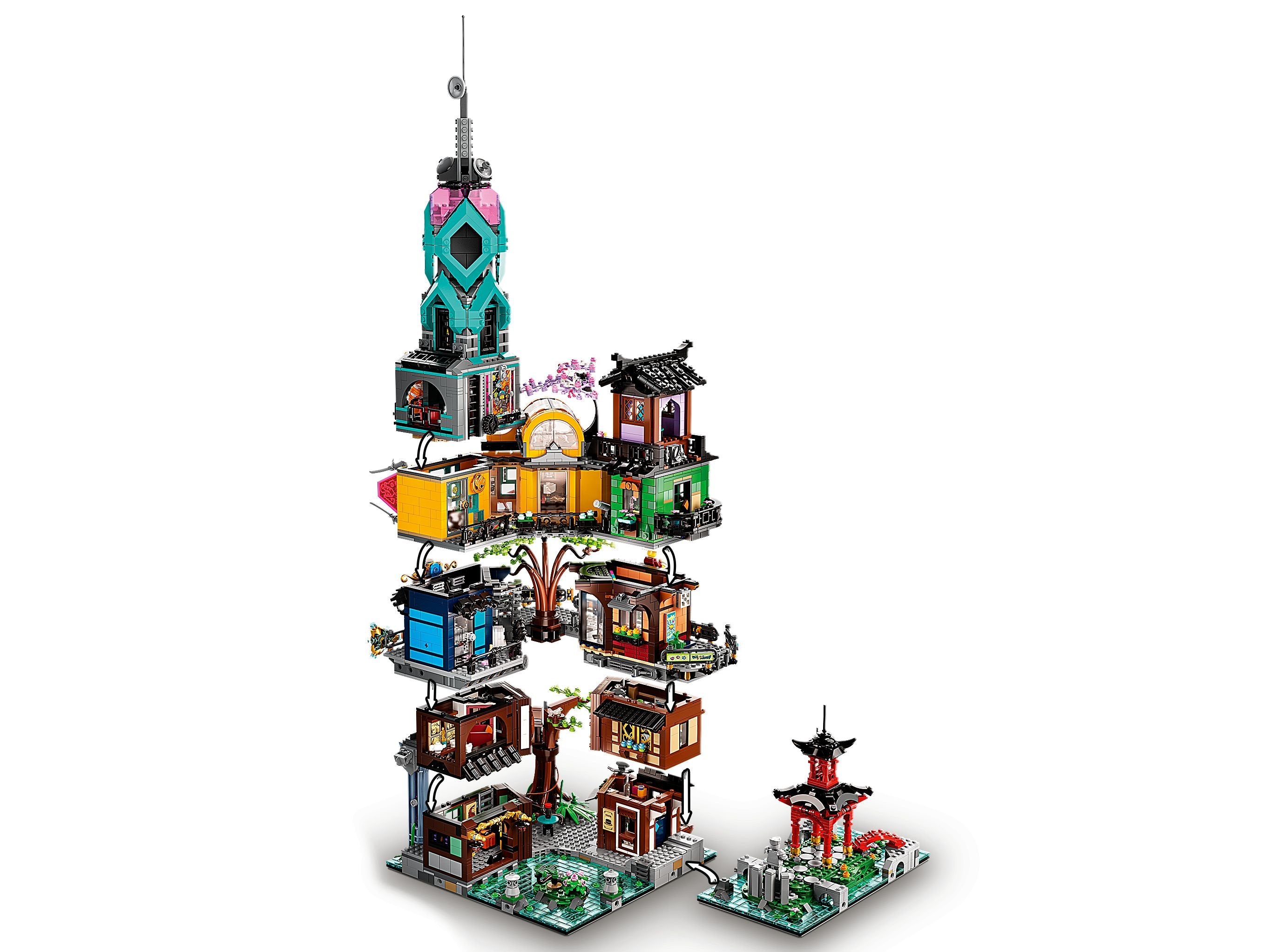 LEGO Ninjago 71741 Les jardins de NINJAGO® City