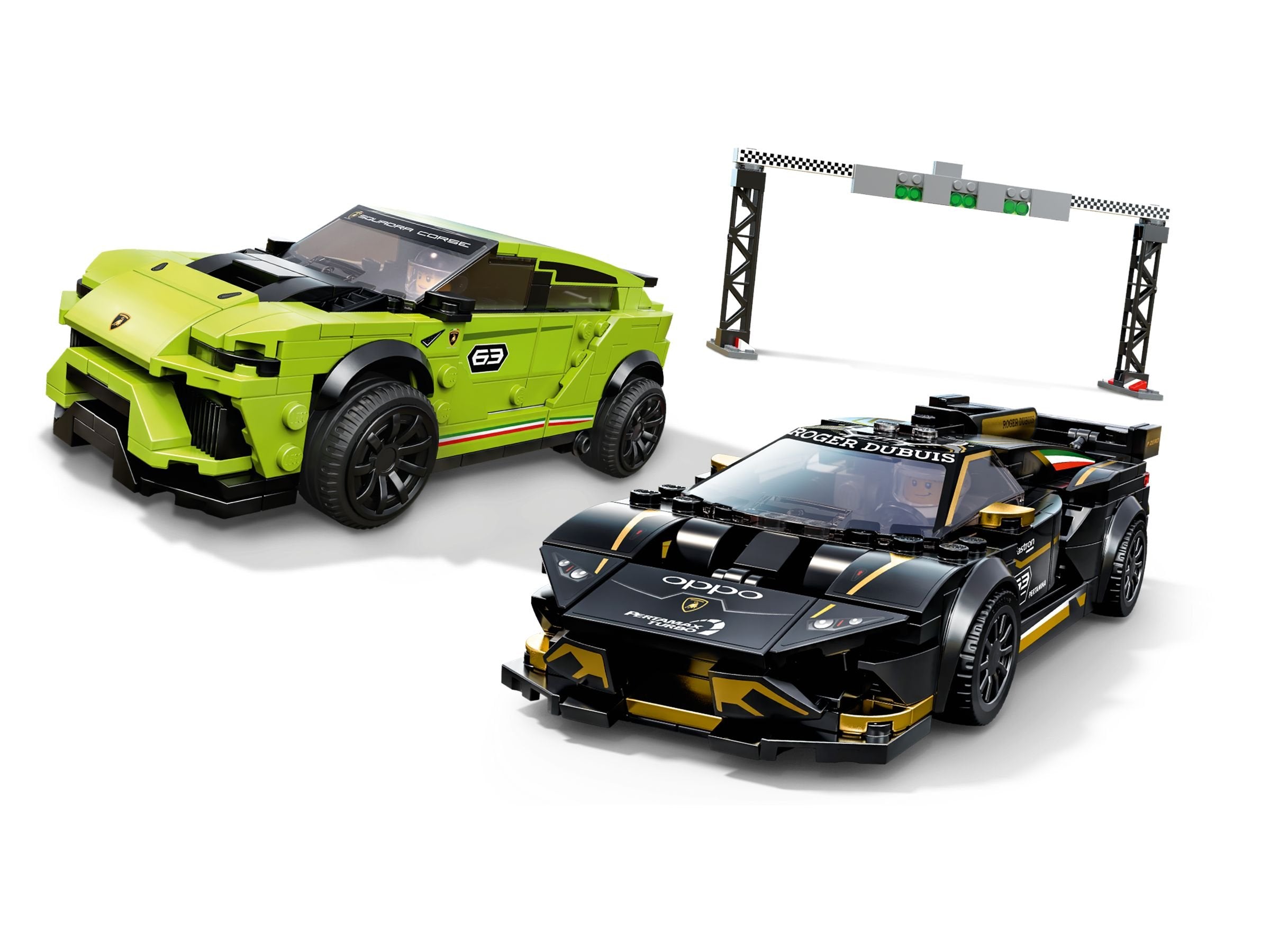 LEGO Speed Champions 76899 Lamborghini Urus ST-X et Lamborghini Huracán Super Trofeo EVO