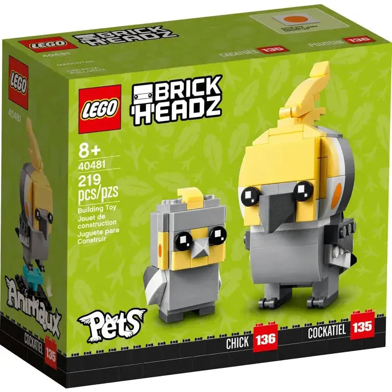 LEGO® Brickheadz Le poussin et Cokatiel 40481