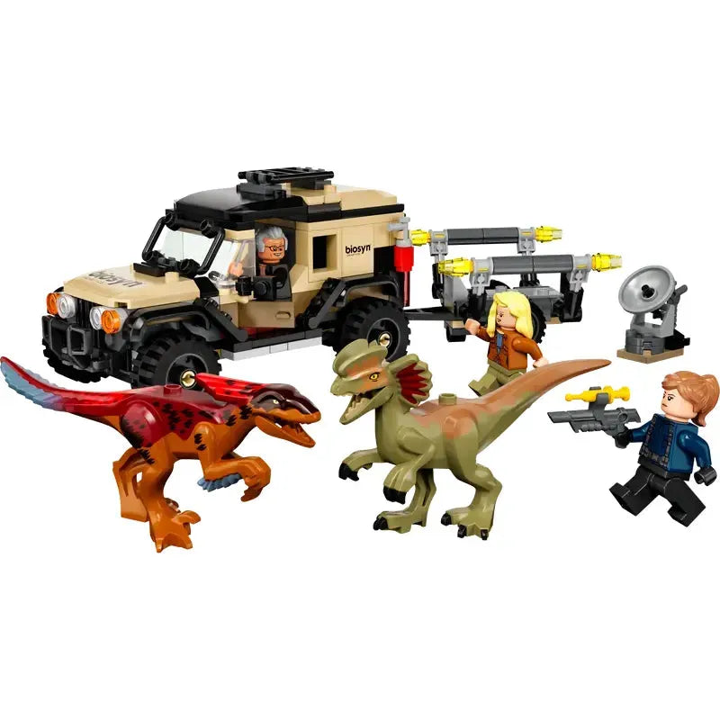LEGO® Jurassic World Transport du pyroraptor et du dilophosaure 76951
