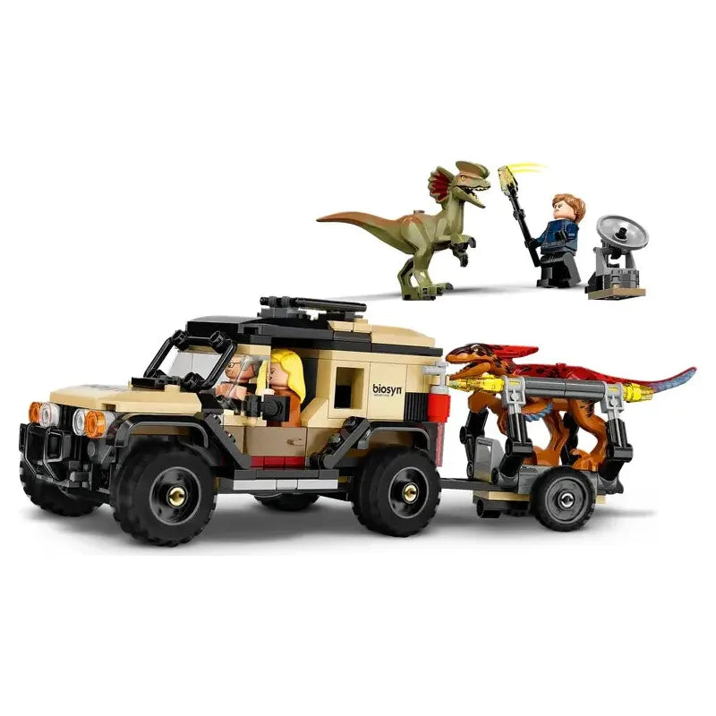 LEGO® Jurassic World Transport du pyroraptor et du dilophosaure 76951