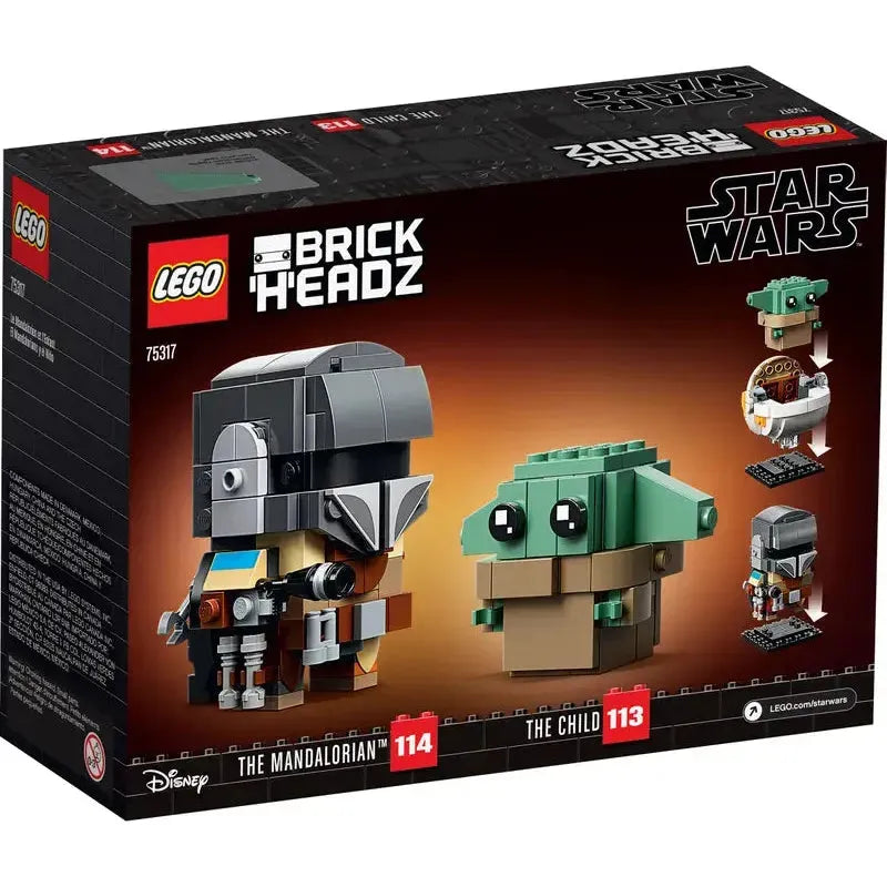 LEGO® Brickheadz L'Enfant et le Mandalorien 75317