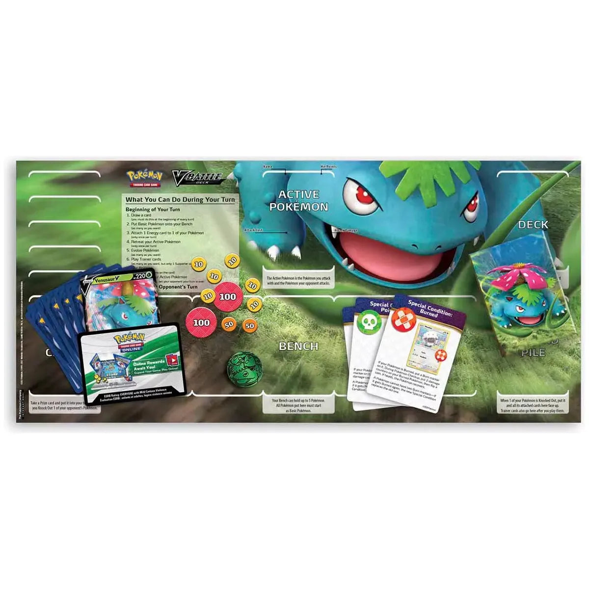 Pokémon Venusaur V Battle Deck (anglais)