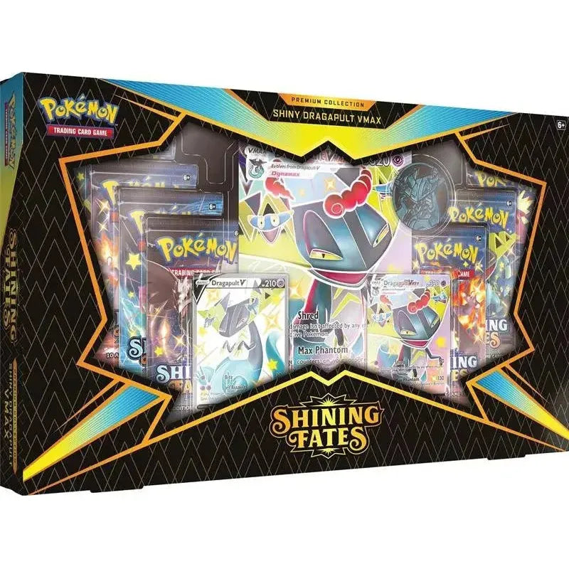 Pokémon Épée et Bouclier Shining Fates Dragapult VMAX Premium Collection (anglais)