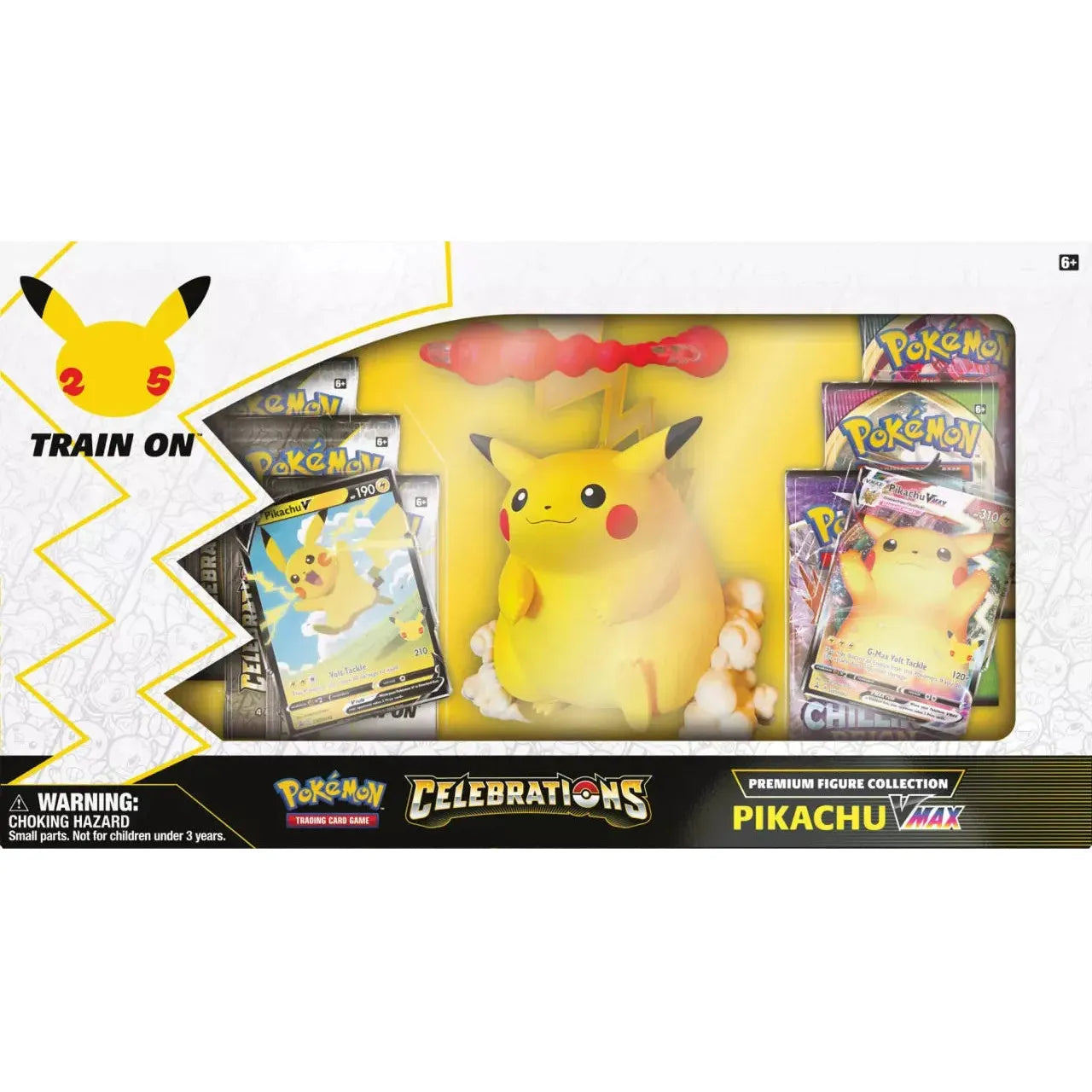 Collection de figurines premium Célébrations du 25e anniversaire de Pokémon Pikachu VMAX (anglais)