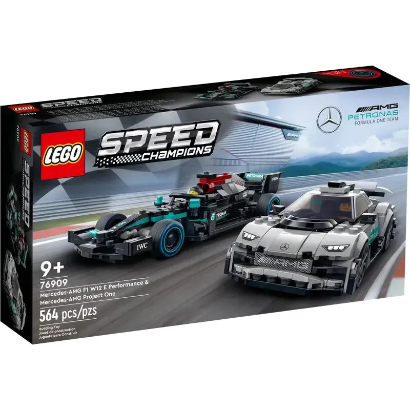 LEGO® Speed Champions Mercedes-AMG F1 W12 E Performance et Mercedes-AMG Project One 76909
