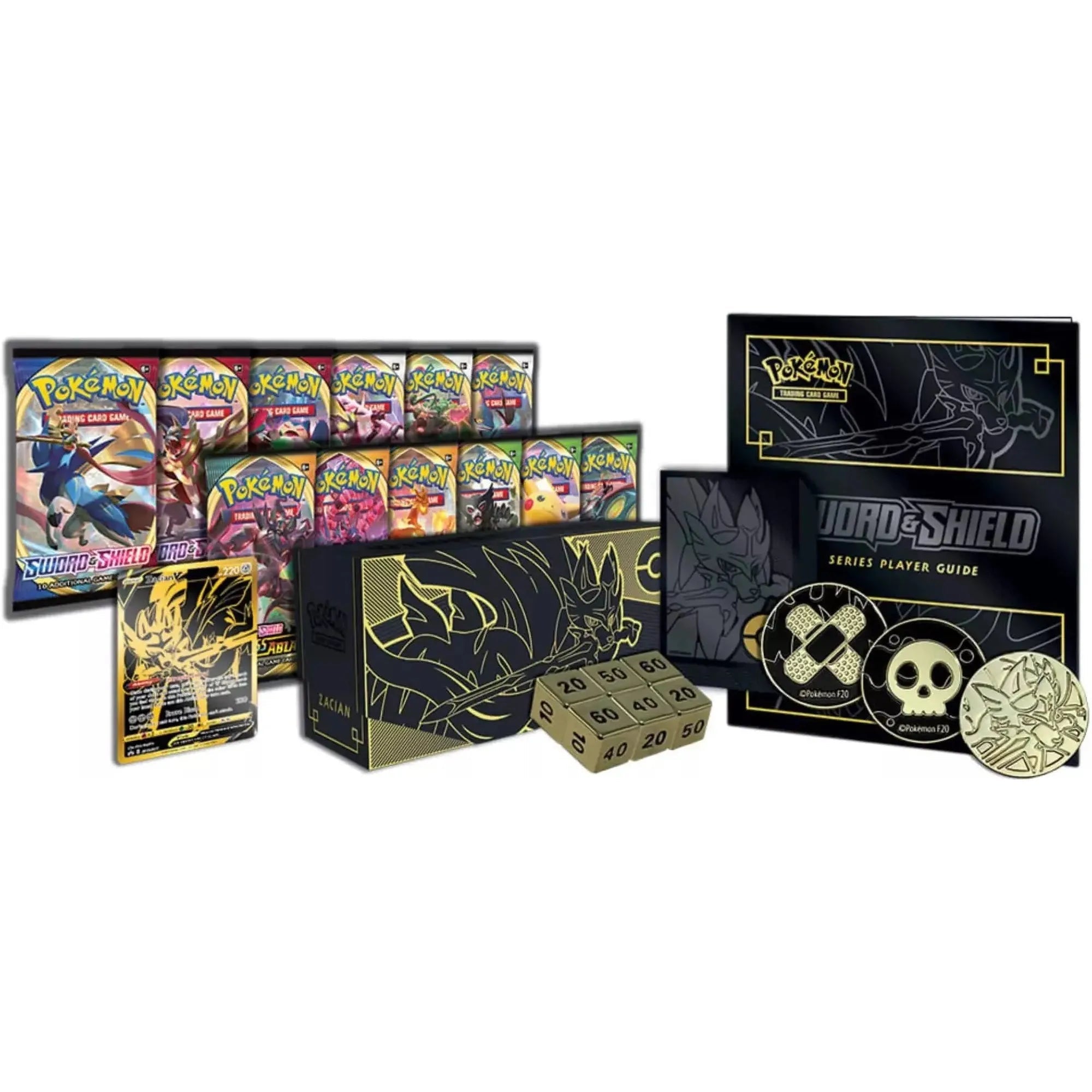 Pokémon Épée et Bouclier Zacian Elite Trainer Box Plus (anglais)
