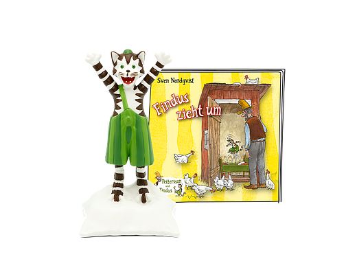Figurines Tonie Pettersson et Findus Findus se déplace Figurine audio pour Toniebox