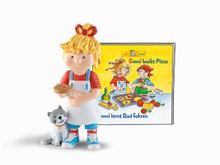 Figurines Tonie Conni fait cuire une pizza / Conni apprend à faire du vélo Figurine audio pour Toniebox