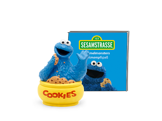 Figurine audio amusante Cookie Monster Munch de Tonie Figures Sesame Street pour Toniebox