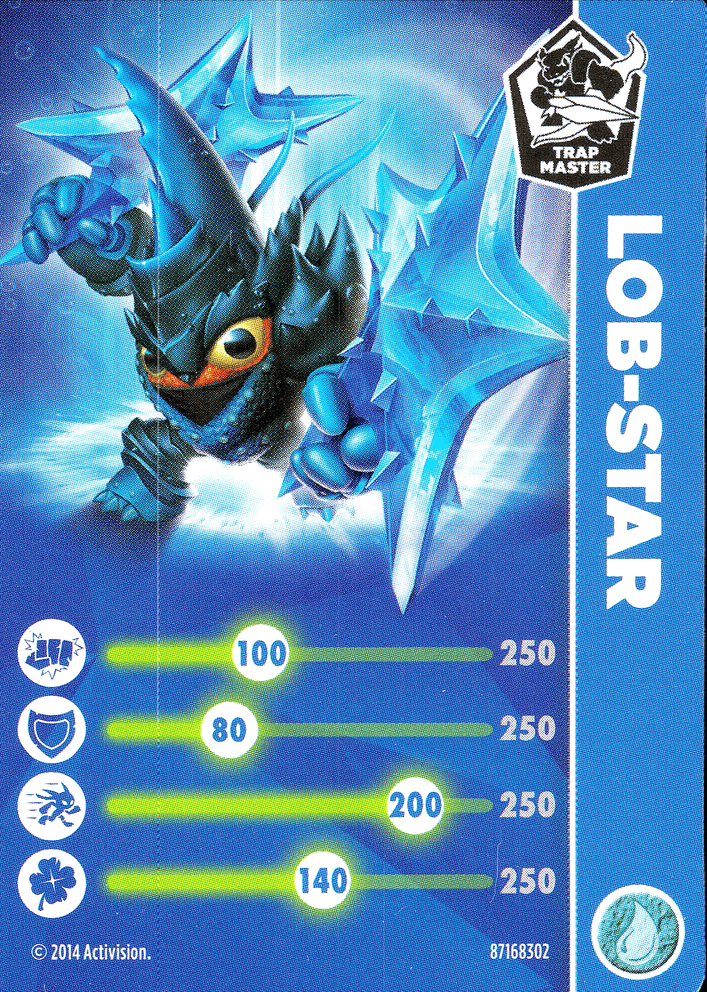 Skylanders Trap Team Lob Star Karte