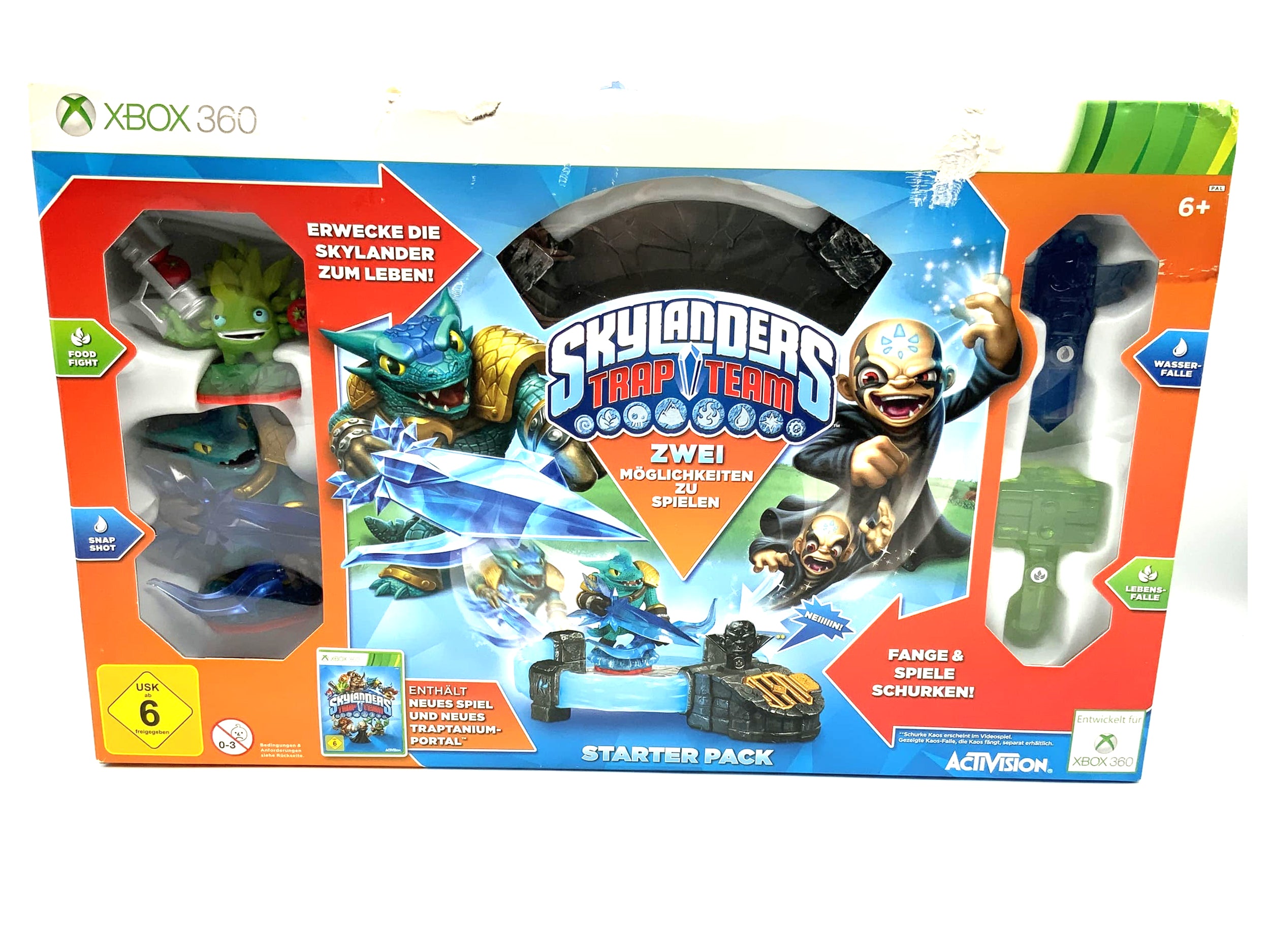 Pack de démarrage Skylanders Trap Team dans son emballage d'origine pour Xbox 360