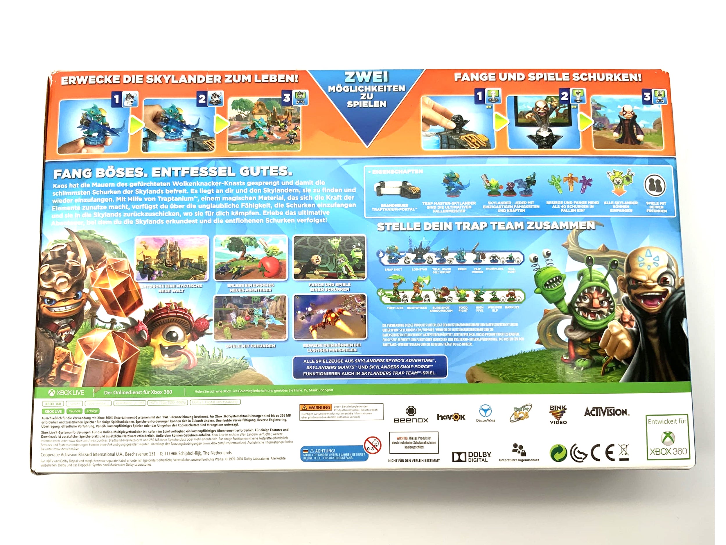Pack de démarrage Skylanders Trap Team dans son emballage d'origine pour Xbox 360