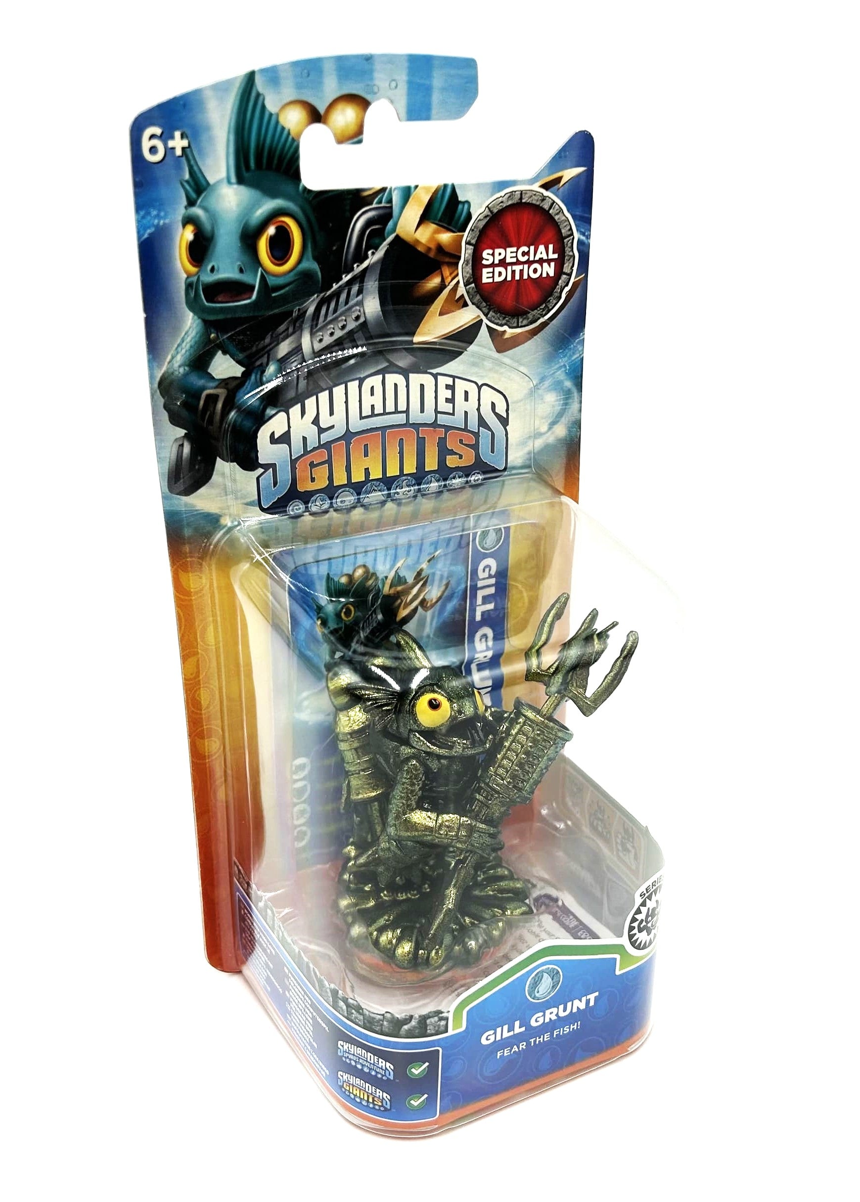 Skylanders Giants Metallic Green Gill Grunt dans son emballage d'origine OVP Chase