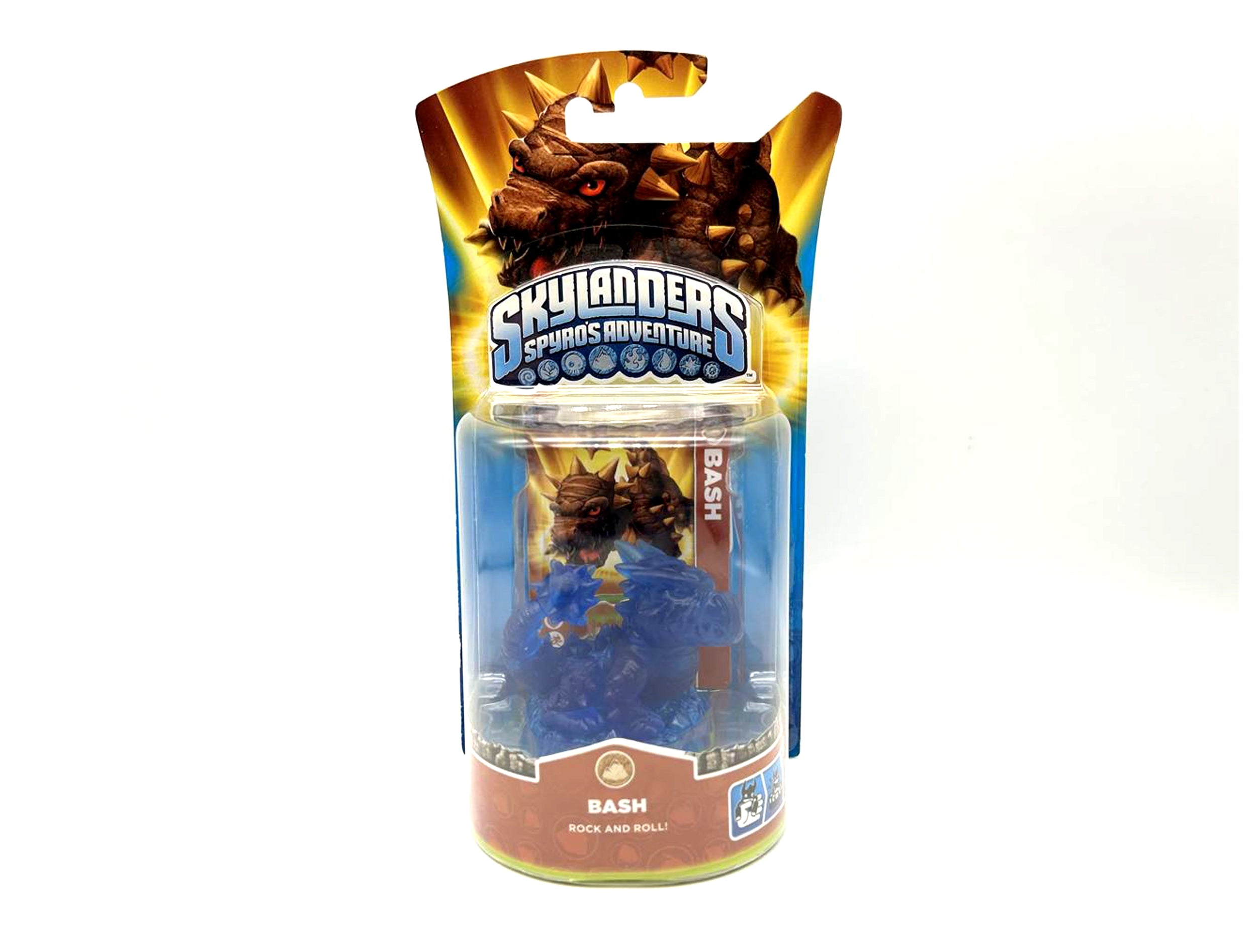 Figurine Skylanders Spyros Adventure Blue Bash dans son emballage d'origine OVP